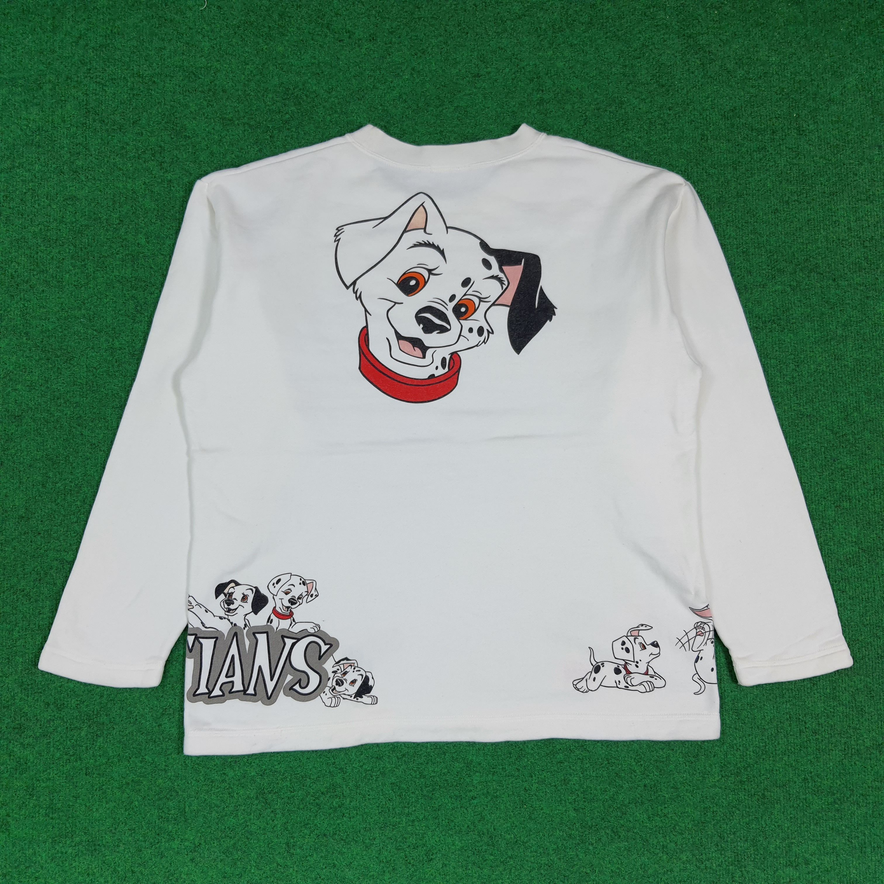 Disney Vintage 90s Tokyo Disney 101 Dalmatians Sweatshirt C283N26 Size US M / EU 48-50 / 2 - 1 Thumbnail