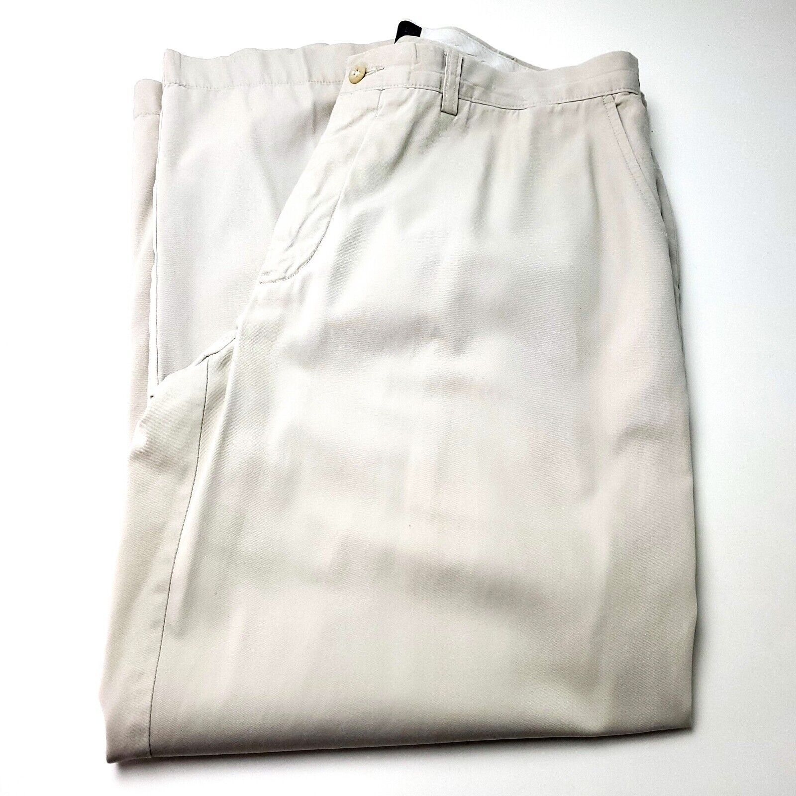 Polo Ralph Lauren Polo Ralph Lauren Cotton Cream Chino Pants 35/29 Flat Front Size US 35 - 1 Thumbnail