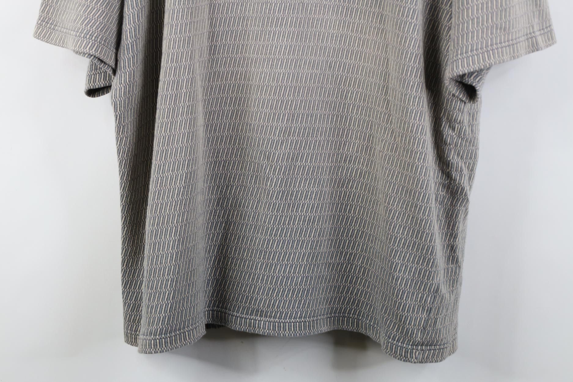 Vintage Vintage 90s Streetwear Geometric Knit Golf Polo Shirt Size US XL / EU 56 / 4 - 3 Thumbnail