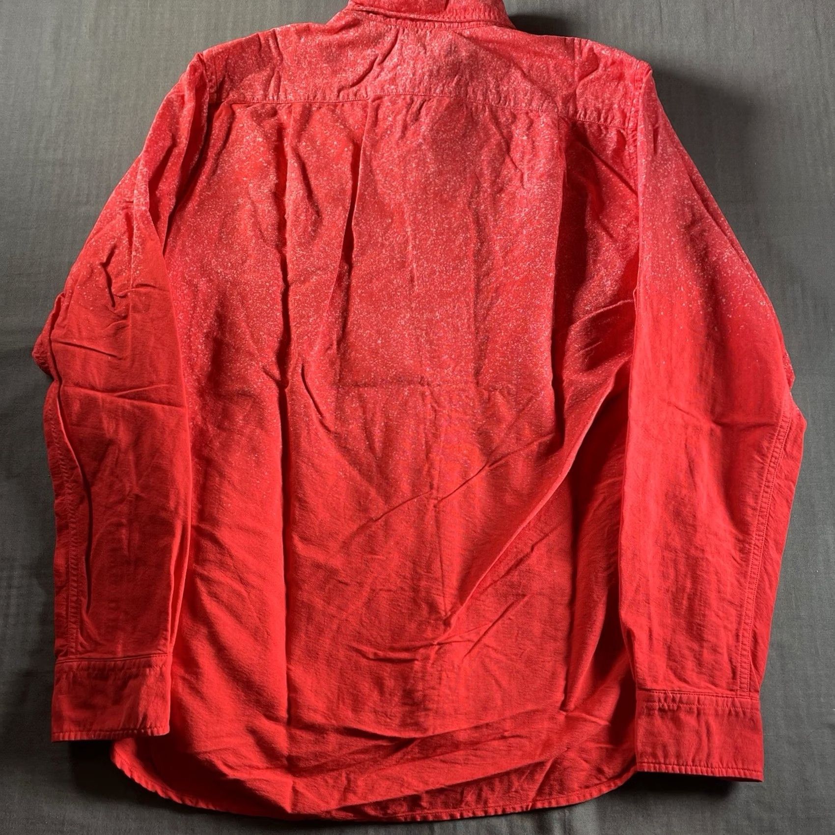Psycho Bunny Psycho Bunny Shirt Men M Red Long Sleeve Button-Up Dots Ombre Gradient Size US M / EU 48-50 / 2 - 6 Thumbnail