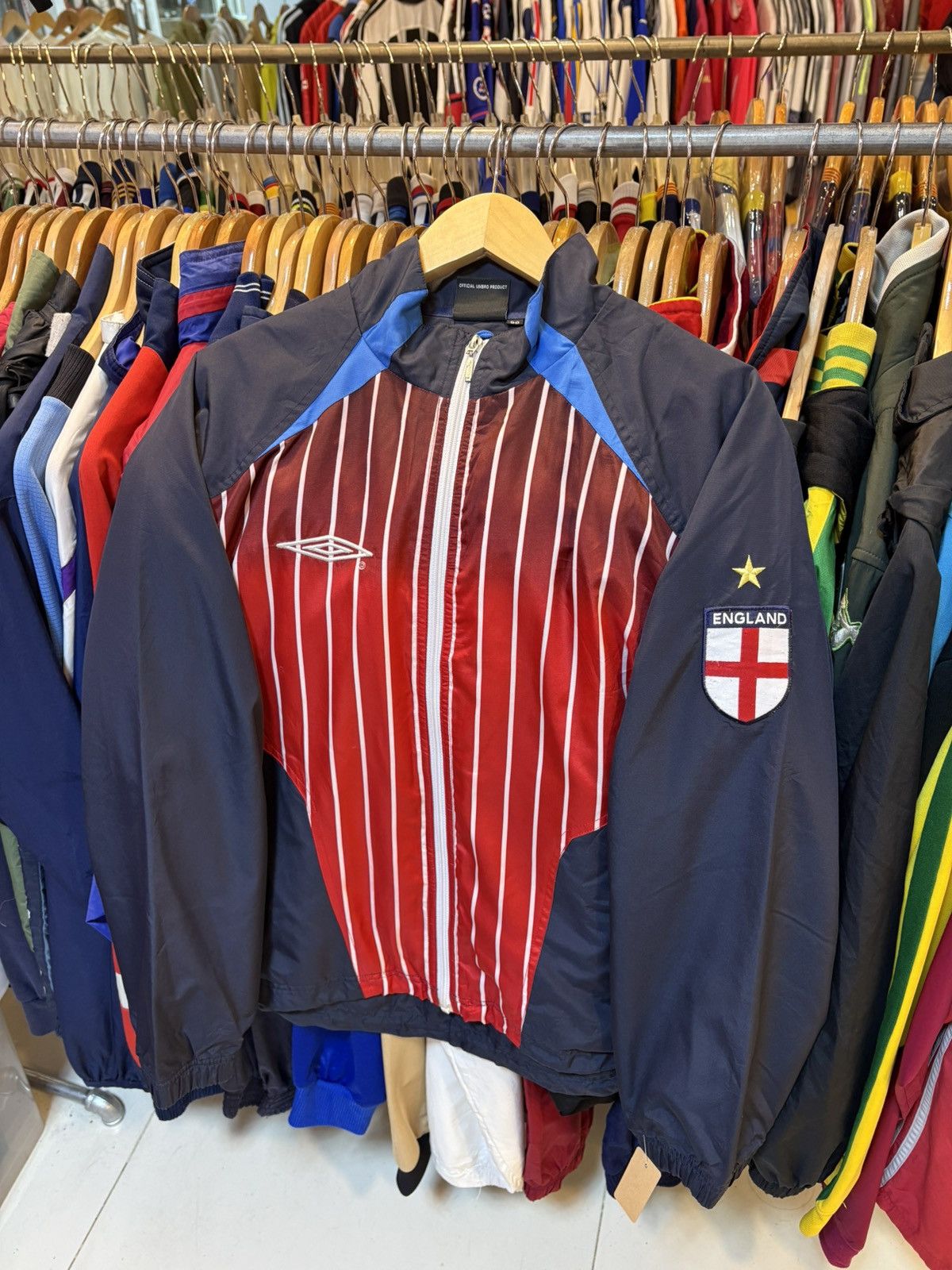 Umbro Vintage Y2K England Track Jacket Size US L / EU 52-54 / 3 - 1 Thumbnail