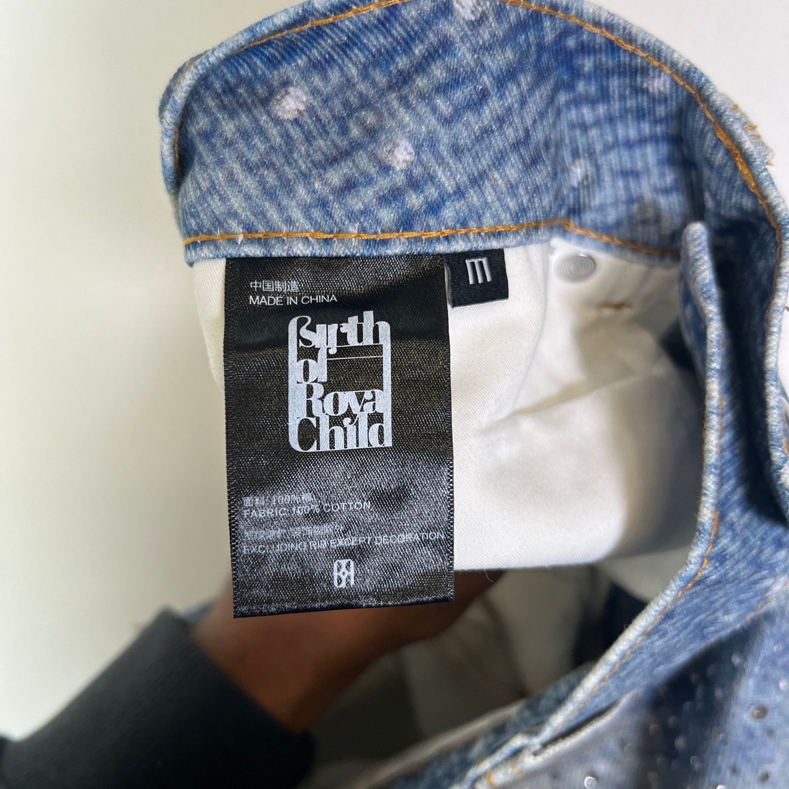 Birth of Royal Child Birth of Royal Child 20K Diamond Denim Jeans Size US 32 / EU 48 - 5 Thumbnail