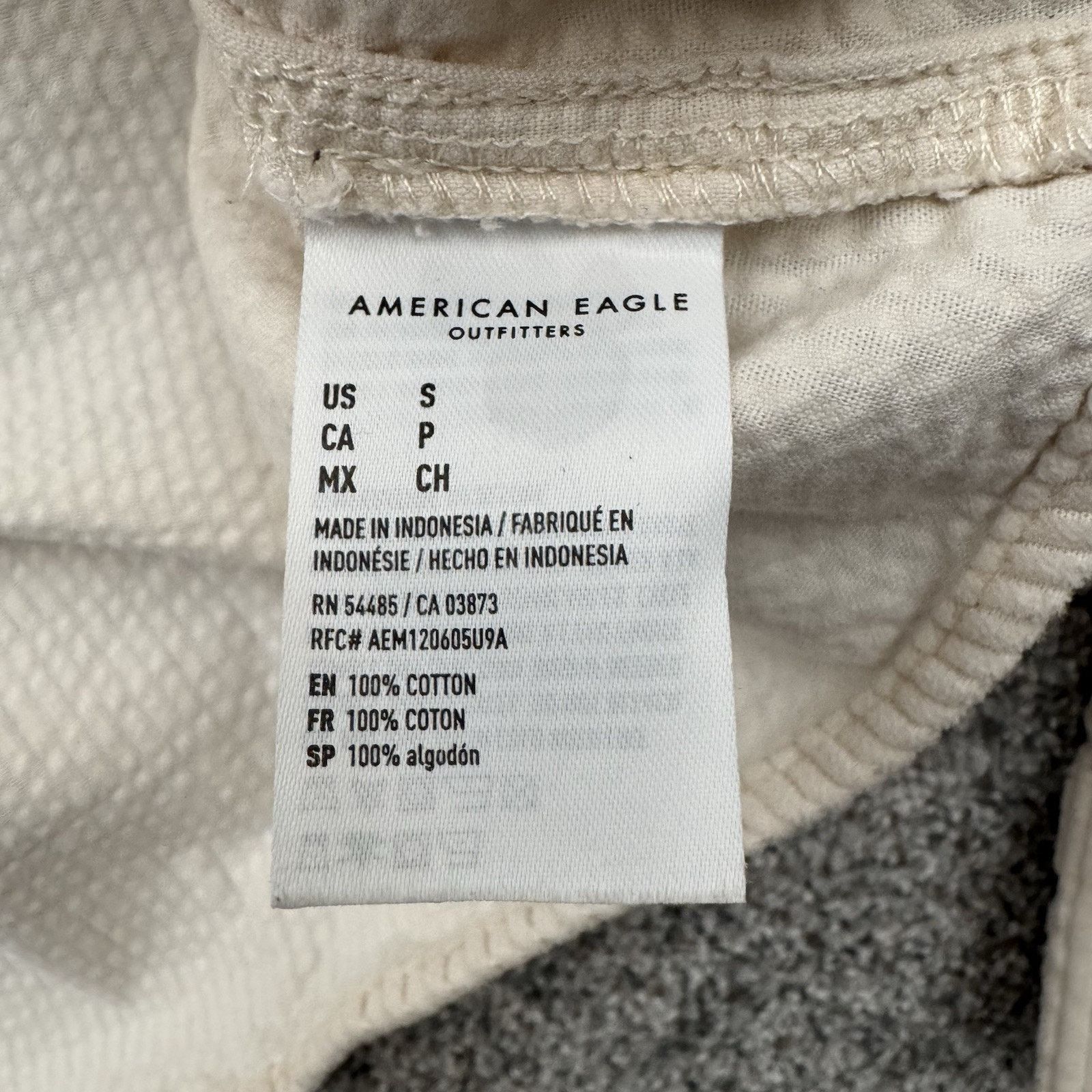 American Eagle Outfitters American Eagle Cropped Top Womens Small Corduroy Grunge Size S / US 4 / IT 40 - 6 Thumbnail