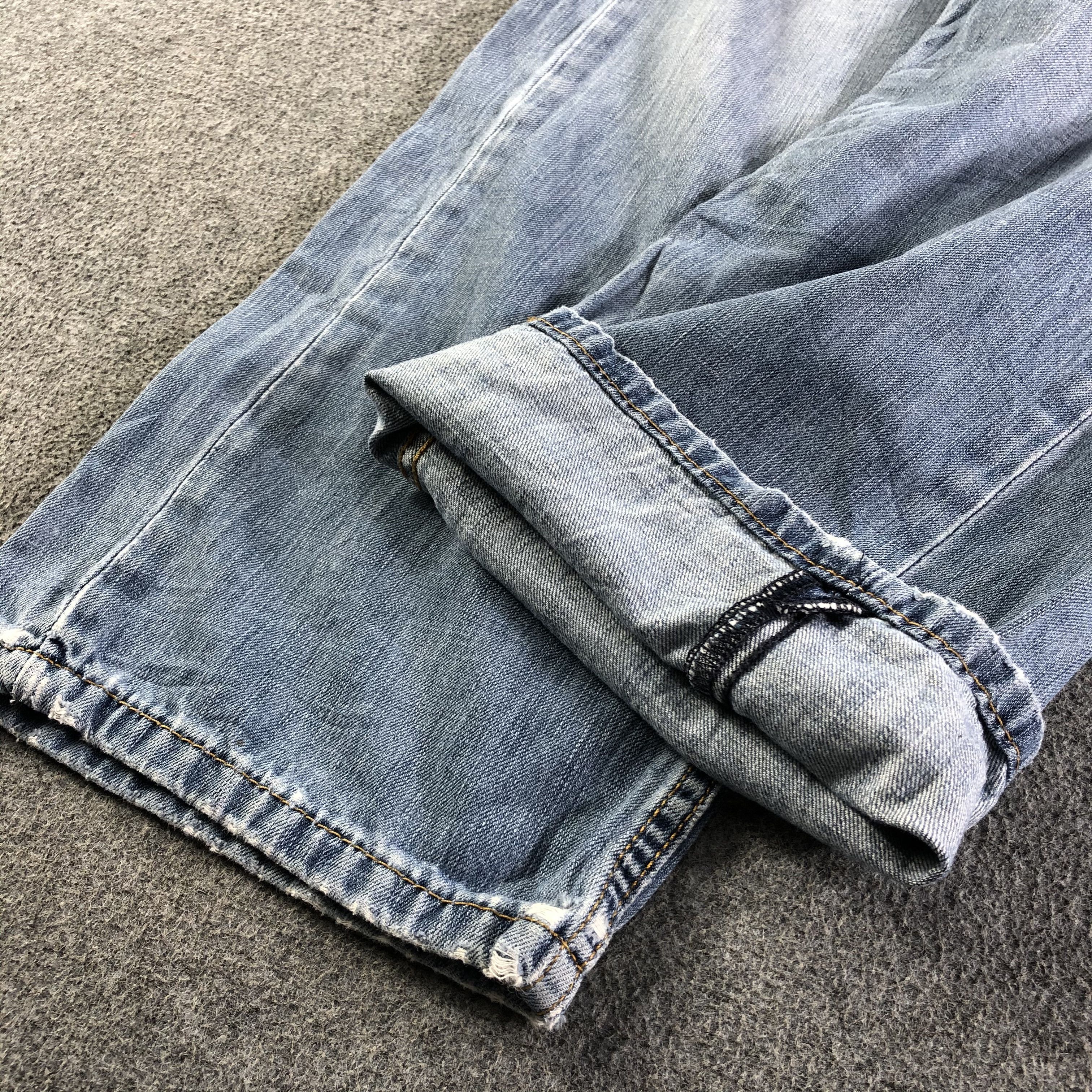 Levi's Vintage Blue Wash Levis 505 Jeans-J4402 Size US 34 / EU 50 - 6 Thumbnail