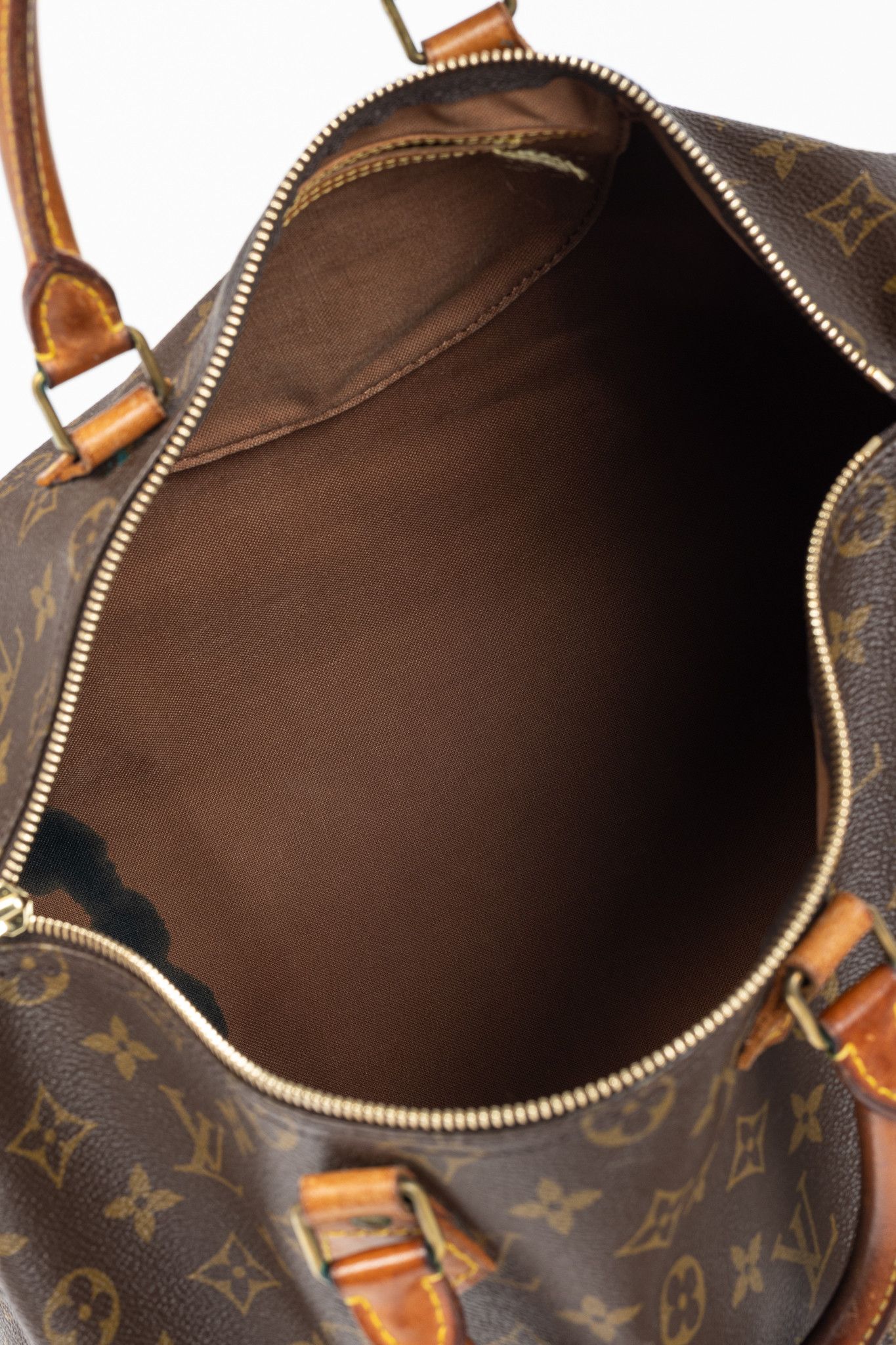 Louis Vuitton Louis Vuitton 80's Speedy 35 Monogram Canvas Boston Bag Size ONE SIZE - 11 Thumbnail