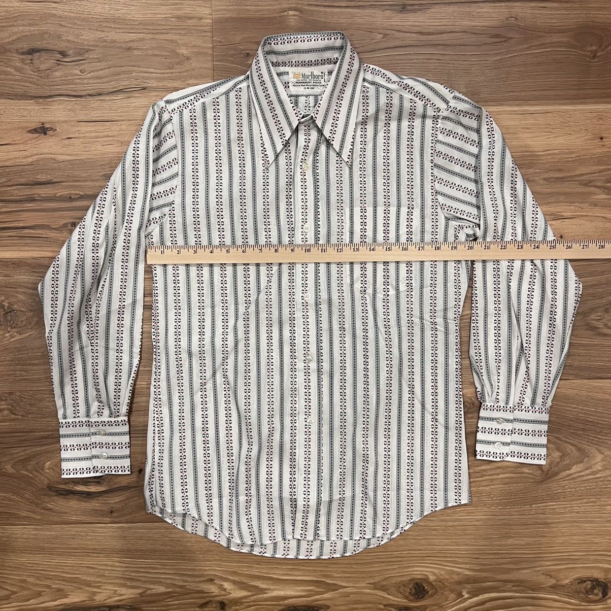 Marlboro Vintage Marlboro Button Down Shirt White Large with Red Tie Size US L / EU 52-54 / 3 - 6 Thumbnail