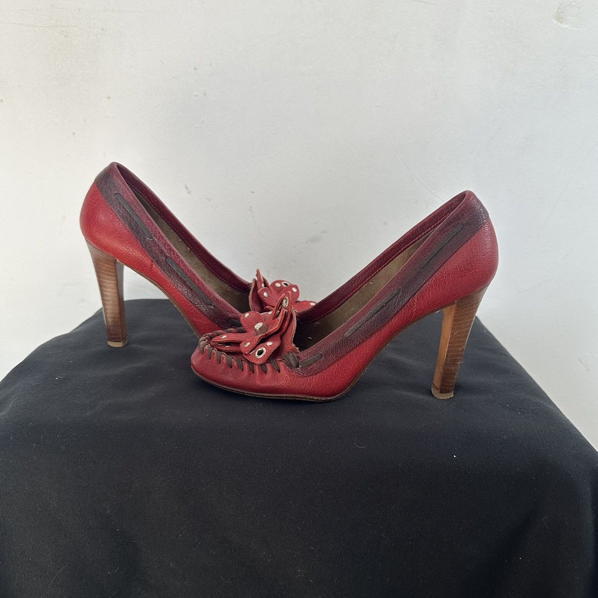 Miu Miu RARE MIU MIU archive ITALY BY PRADA HEELS Size US 6.5 / IT 36.5 - 9 Thumbnail