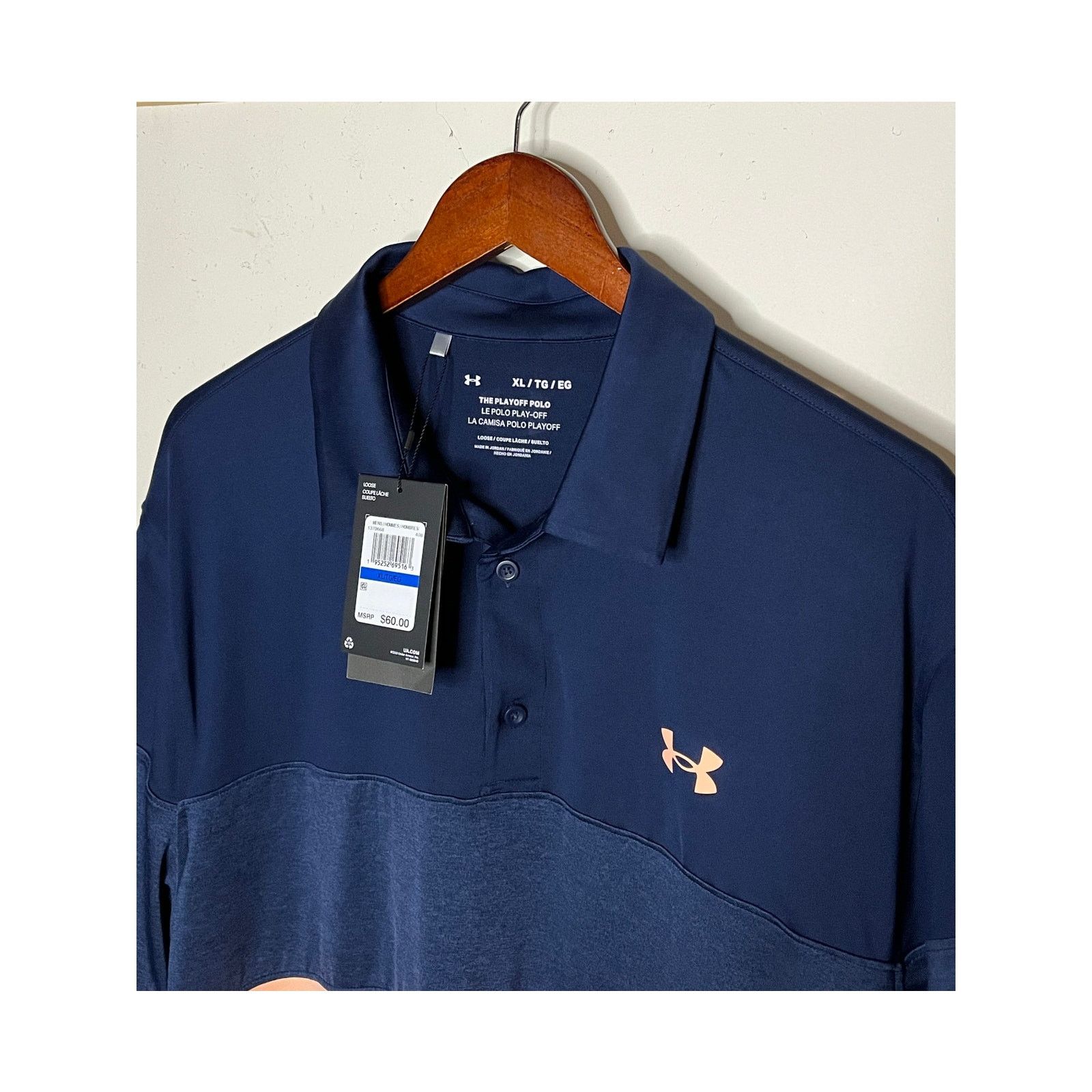 Under Armour NEW Under Armour Men's The Playoff Performance Polo Size XL Size US XL / EU 56 / 4 - 3 Thumbnail