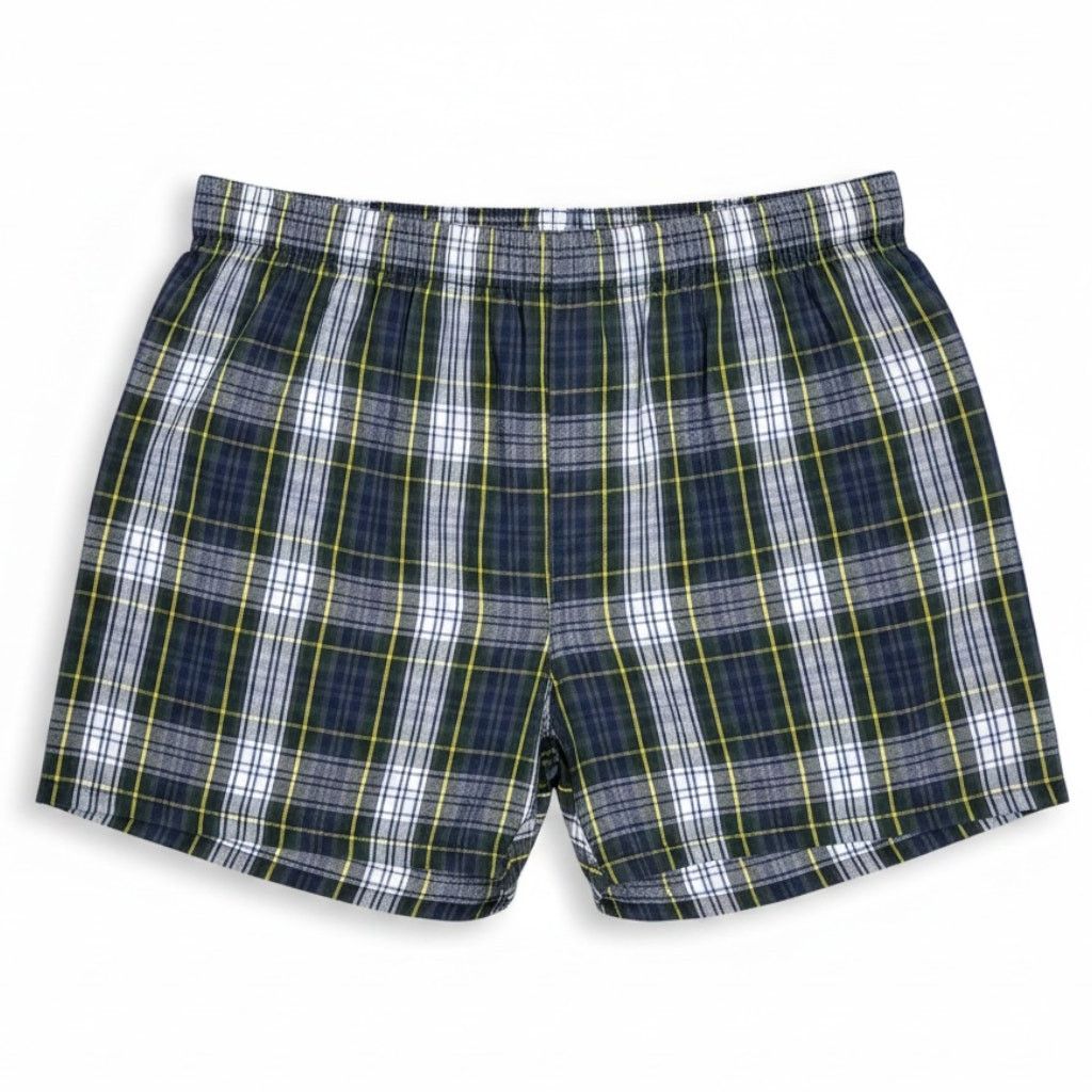 L.L. Bean Vintage 90s LL Bean Gren Plaid Flannel Boxers Shorts 42 XL Size US 42 / EU 58 - 1 Thumbnail