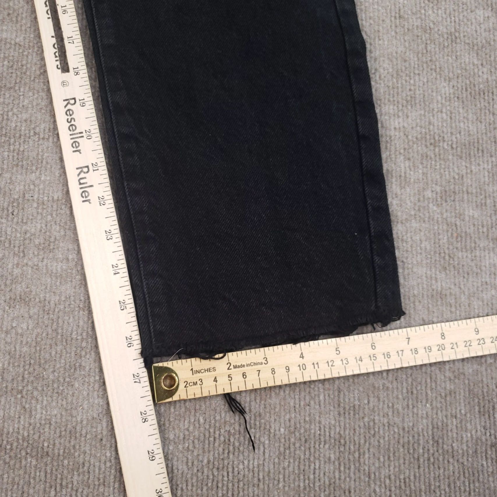 Pacsun Pacsun Womens High Rise Straight Leg Jeans Size 26 26x26 Extra Large XL Black Size 26" / US 2 / IT 38 - 3 Thumbnail