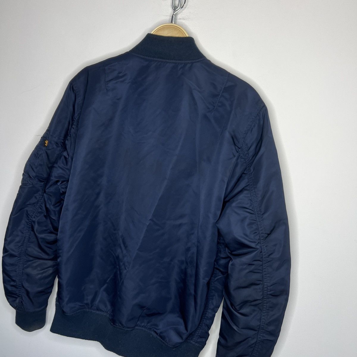 Alpha Industries Alpha Industries Bomber Jacket MA-1 Navy Nylon M size Size US M / EU 48-50 / 2 - 9 Thumbnail