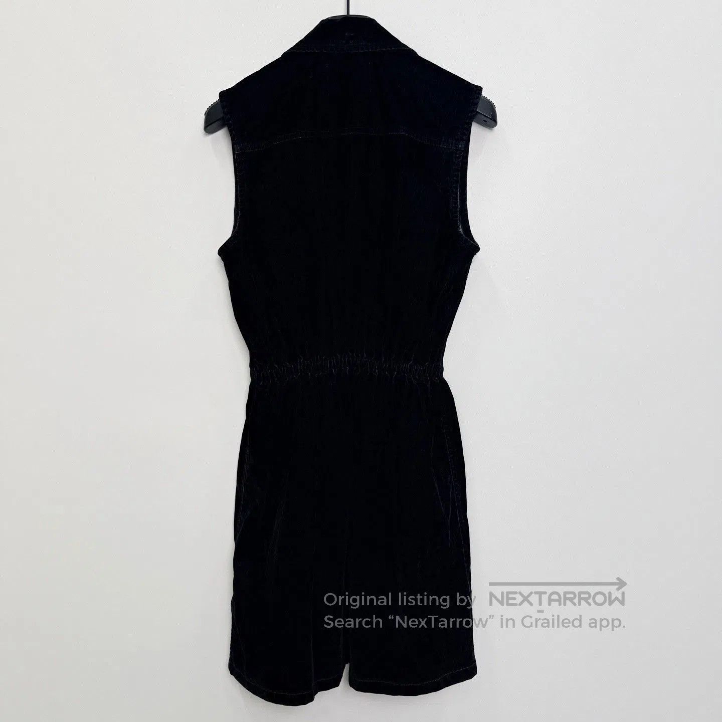 Miu Miu MIU MIU Solid Flared Collar Zip Sleeveless Dress. Size XS / US 0-2 / IT 36-38 - 3 Thumbnail
