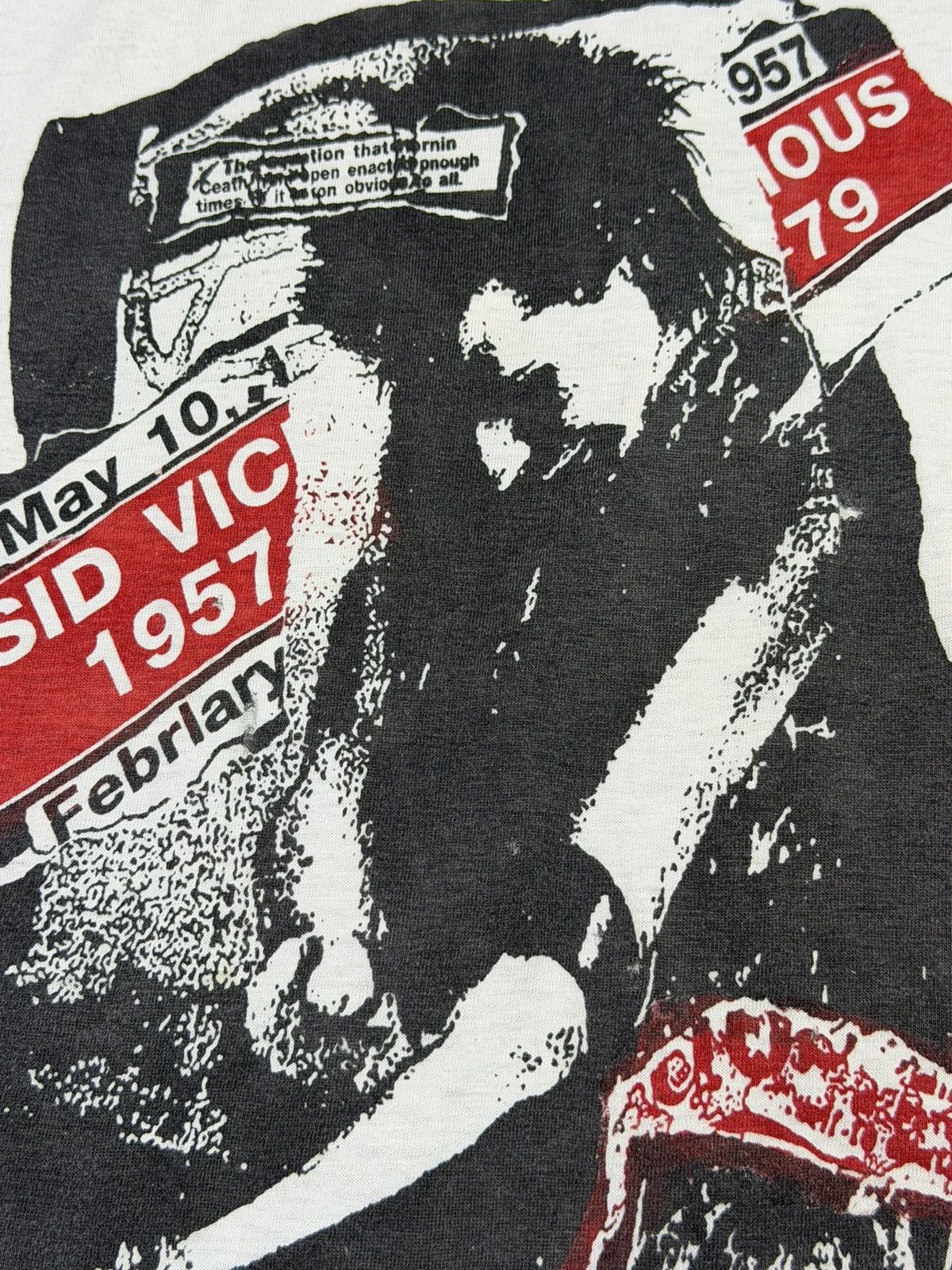 Seditionaries *RARE* 1990s 90s SID VICIOUS PUNK TEE BAND BOOTLEG Size US L / EU 52-54 / 3 - 10 Thumbnail