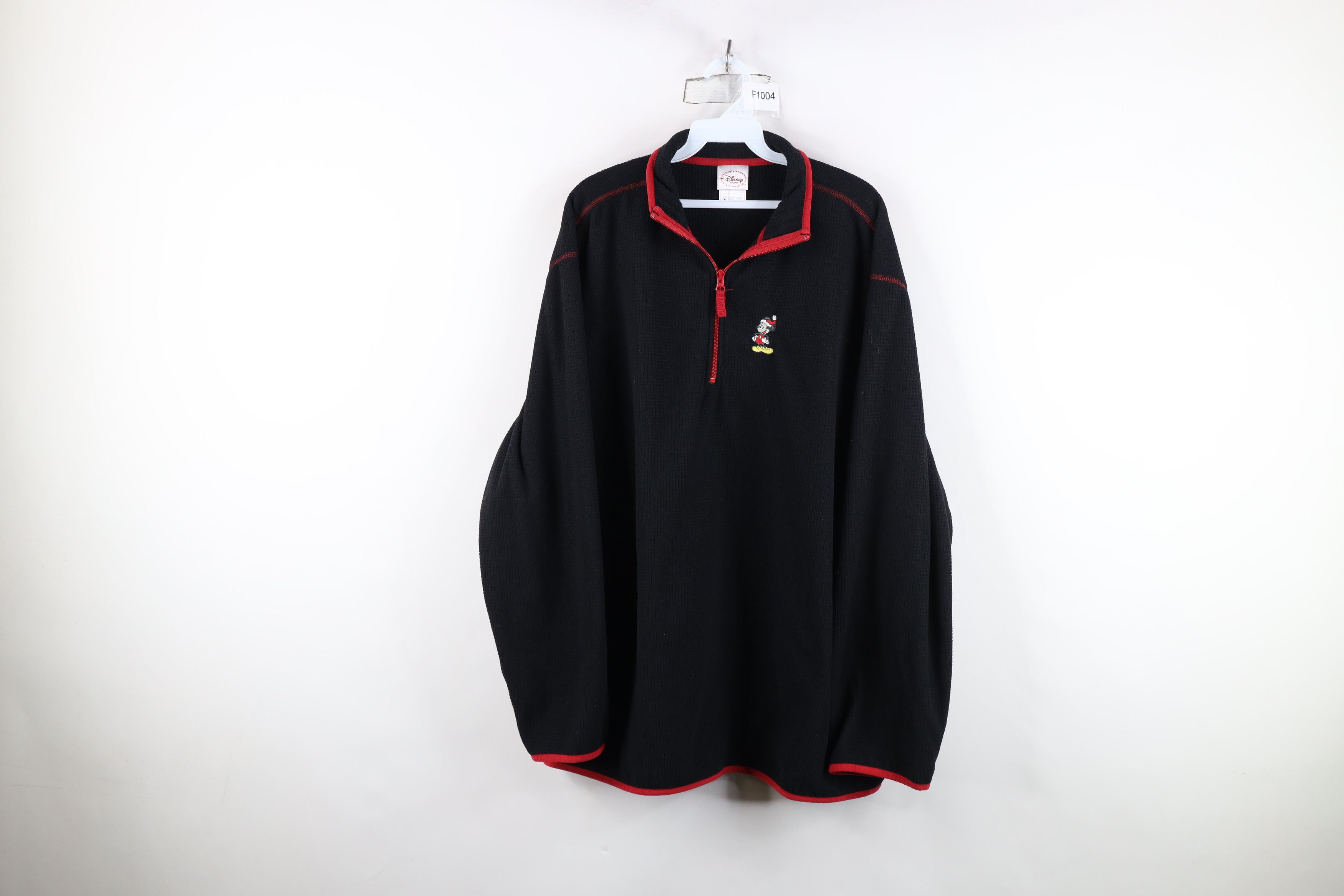 Disney Vintage Disney Christmas Mickey Mouse Thermal Waffle Sweater Size US XL / EU 56 / 4 - 1 Thumbnail