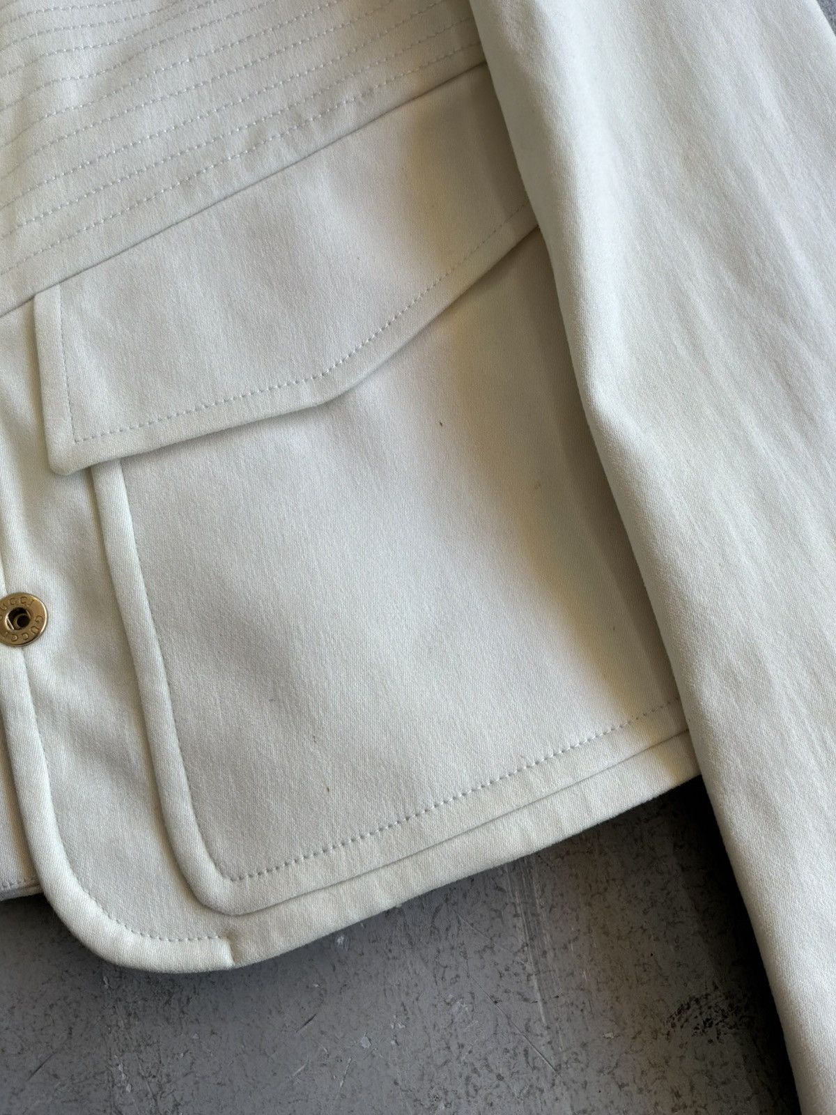 Gucci 2003 - Gucci - Tom Ford Era - Structured Moto Jacket Size XS / US 0-2 / IT 36-38 - 7 Thumbnail