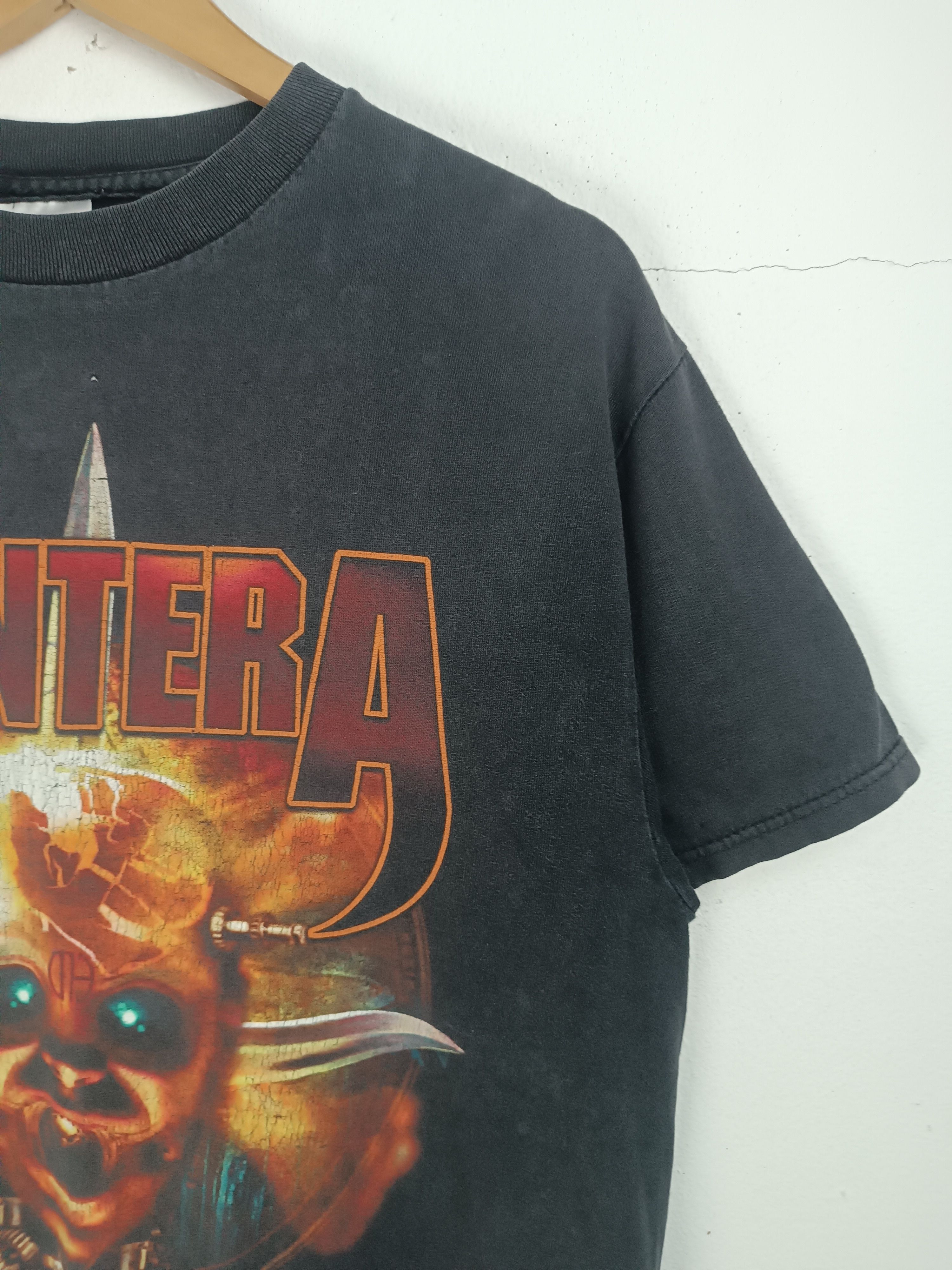 Vintage VINTAGE Y2K FADED PANTERA COWBOYS FROM HELL TEE DIMEBAG Size US M / EU 48-50 / 2 - 6 Thumbnail