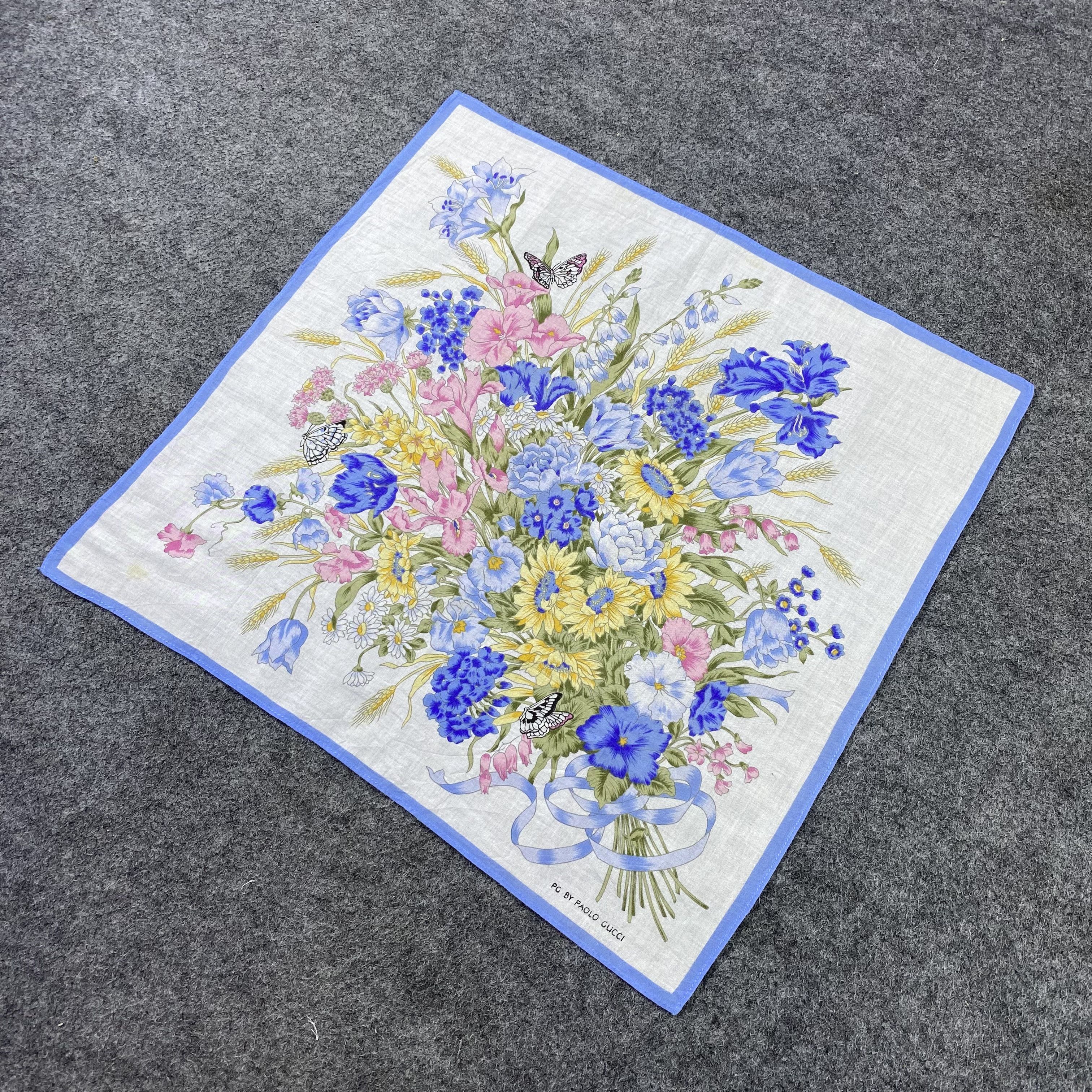 Paolo Gucci Paolo Gucci Handkerchief / Bandana / Neckerchief-B1387 Size ONE SIZE - 4 Thumbnail