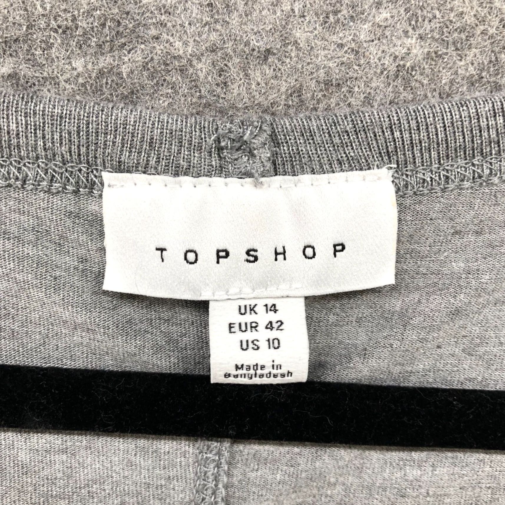 Topshop Topshop Tank Top Womens Size 10 Gray Scoop Neck Active Lounge Shirt Ladies Tank Top Gr ay Size L / US 10 / IT 46 - 5 Thumbnail