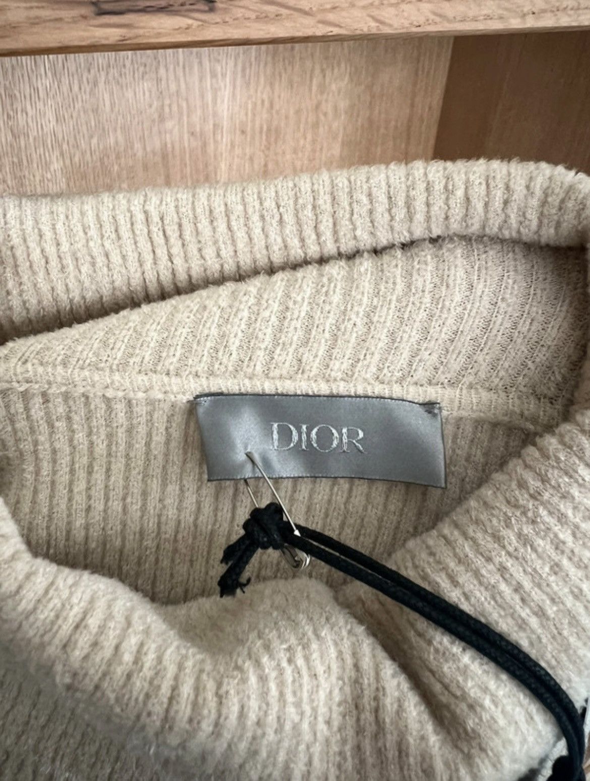Dior DIOR Homme Off-White Turtleneck Sweater - BNWT - Size XL Size US XL / EU 56 / 4 - 7 Thumbnail