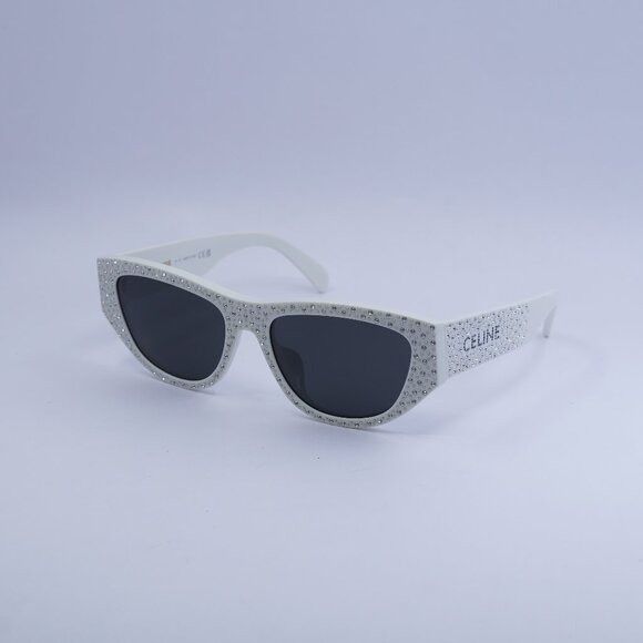 Celine 🕶️ New Celine CL4278US 25A Sunglasses - Ivory with Crystal Size ONE SIZE - 2 Thumbnail