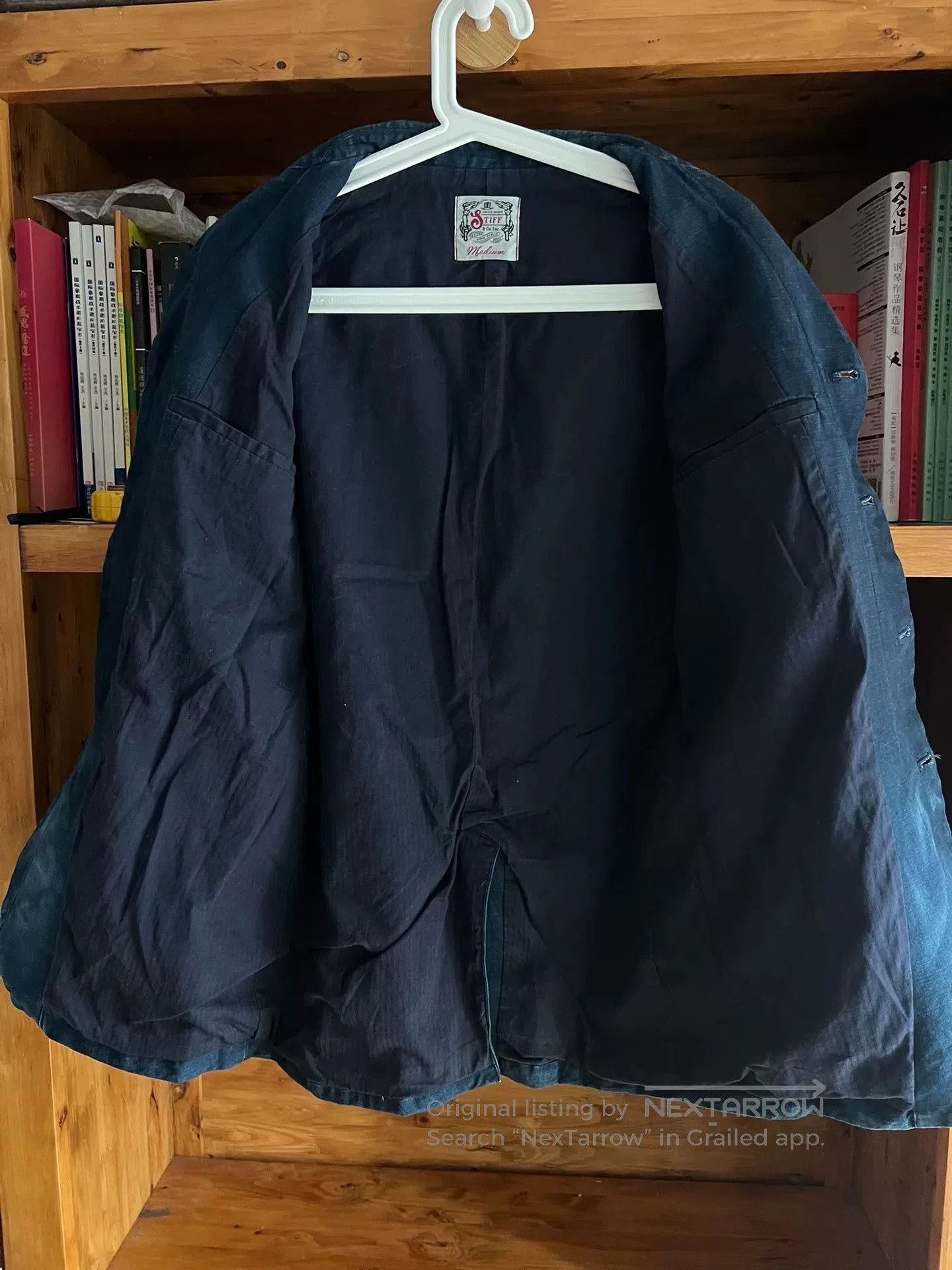 Visvim vintage blue dyed cotton linen blazer. Size US M / EU 48-50 / 2 - 6 Thumbnail