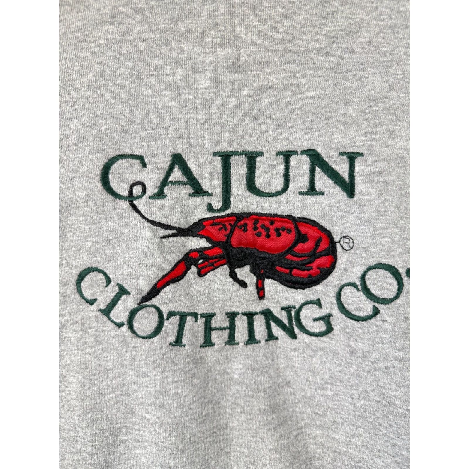 Vintage VINTAGE Cajun Clothing Co. Sweatshirt Mens XL Gray Embroidered Crew Neck USA 90s Size US XL / EU 56 / 4 - 5 Thumbnail