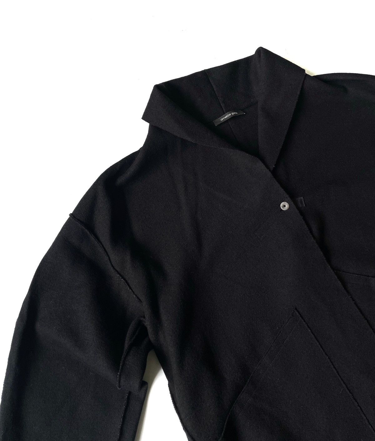 Annette Gortz Annette Görtz Women's Heavyweight Wool Black Cardigan 36/S Size S / US 4 / IT 40 - 3 Thumbnail