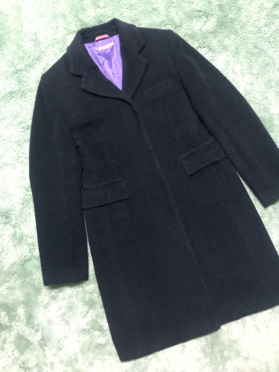 Paul Smith × Vintage VINTAGE PAUL SMITH WOMEN LONG COAT WOOL COAT JACKET Size M / US 6-8 / IT 42-44 - 4 Thumbnail