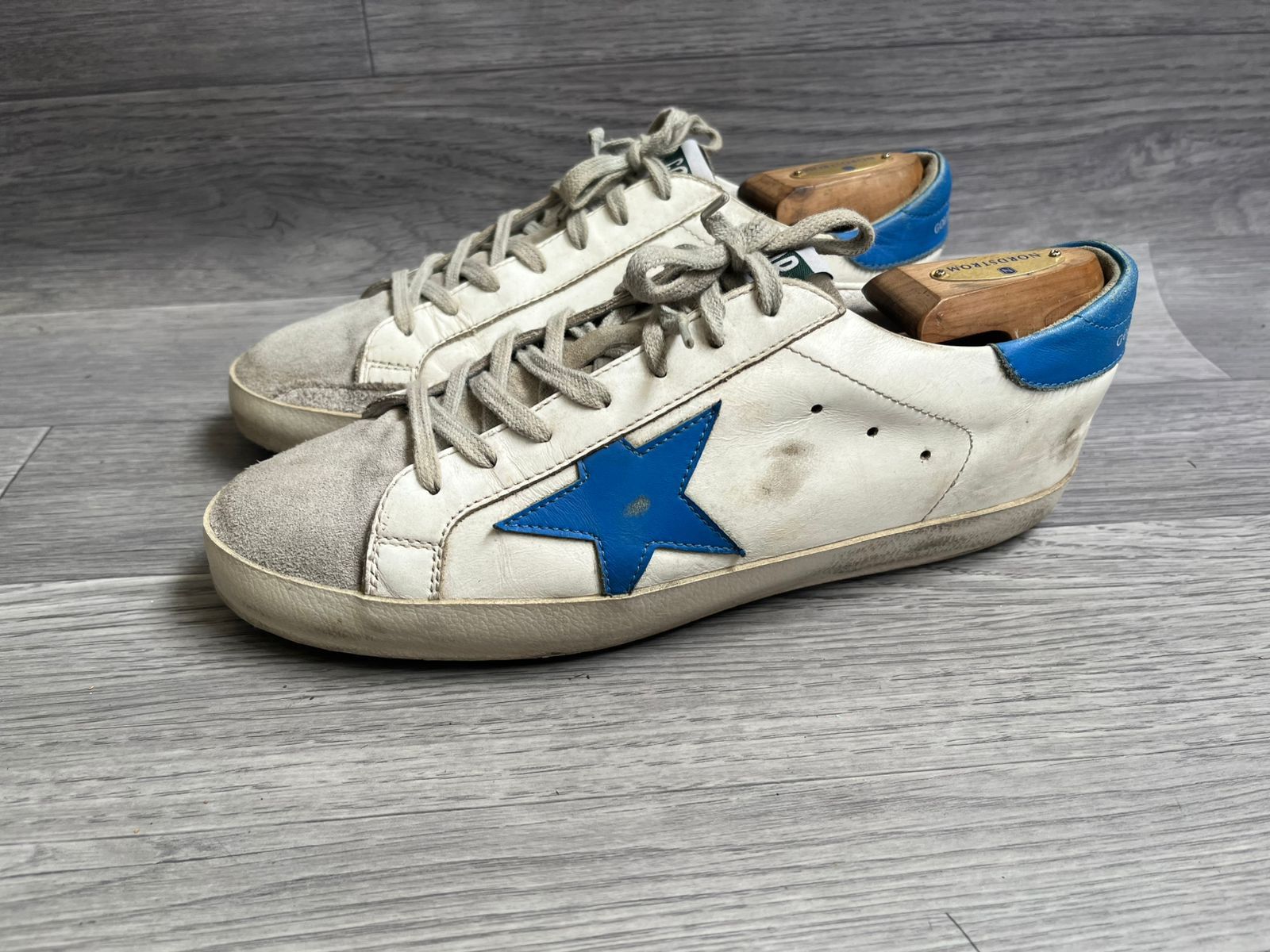 Golden Goose Golden Goose Superstar Distressed Low Top Sneakers Sz 41 Size US 8 / EU 41 - 3 Thumbnail