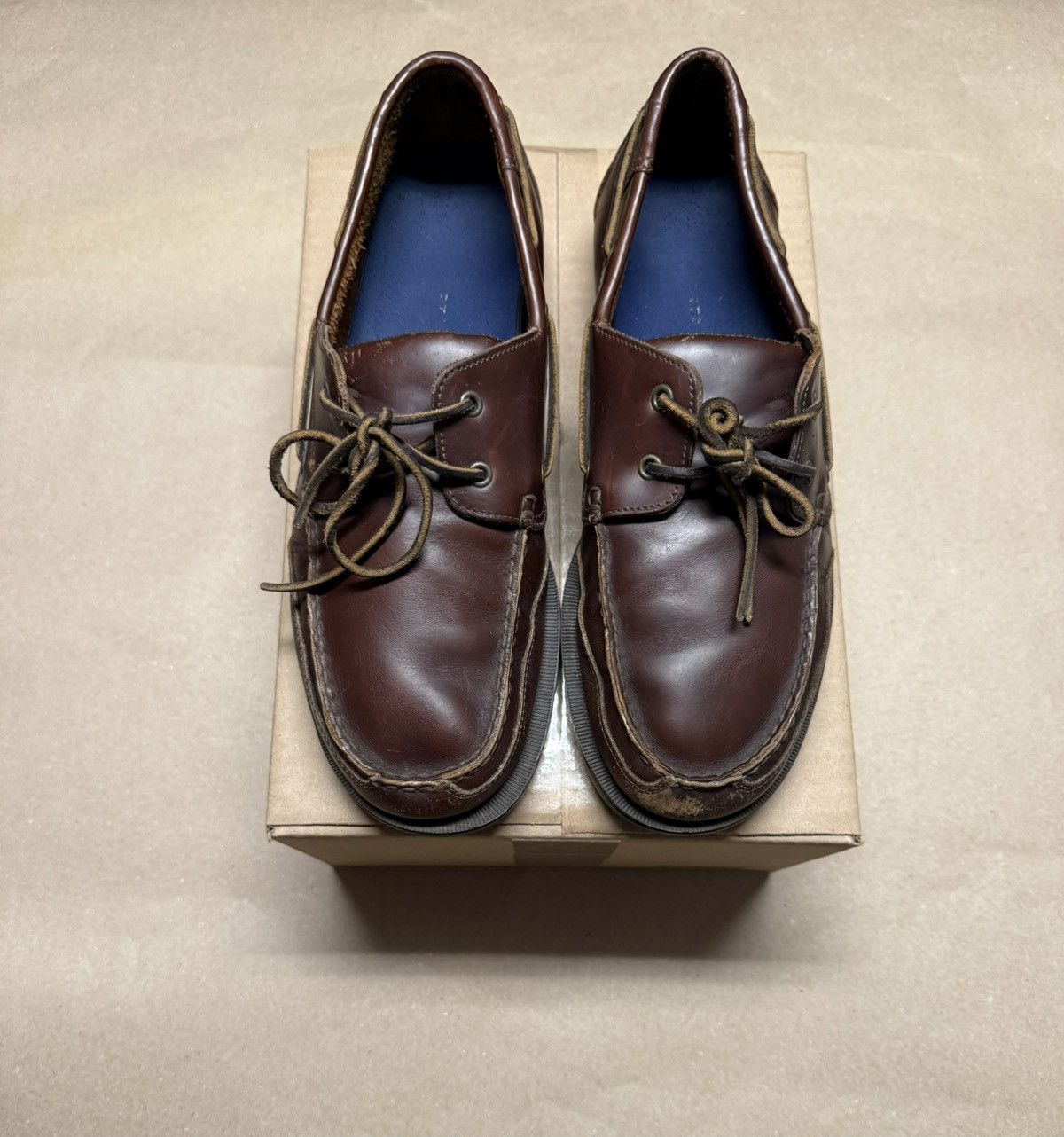 Rockport Rockport Boat Shoes Leather Nautical size 14 Rare! Size US 14 / EU 47 - 3 Thumbnail