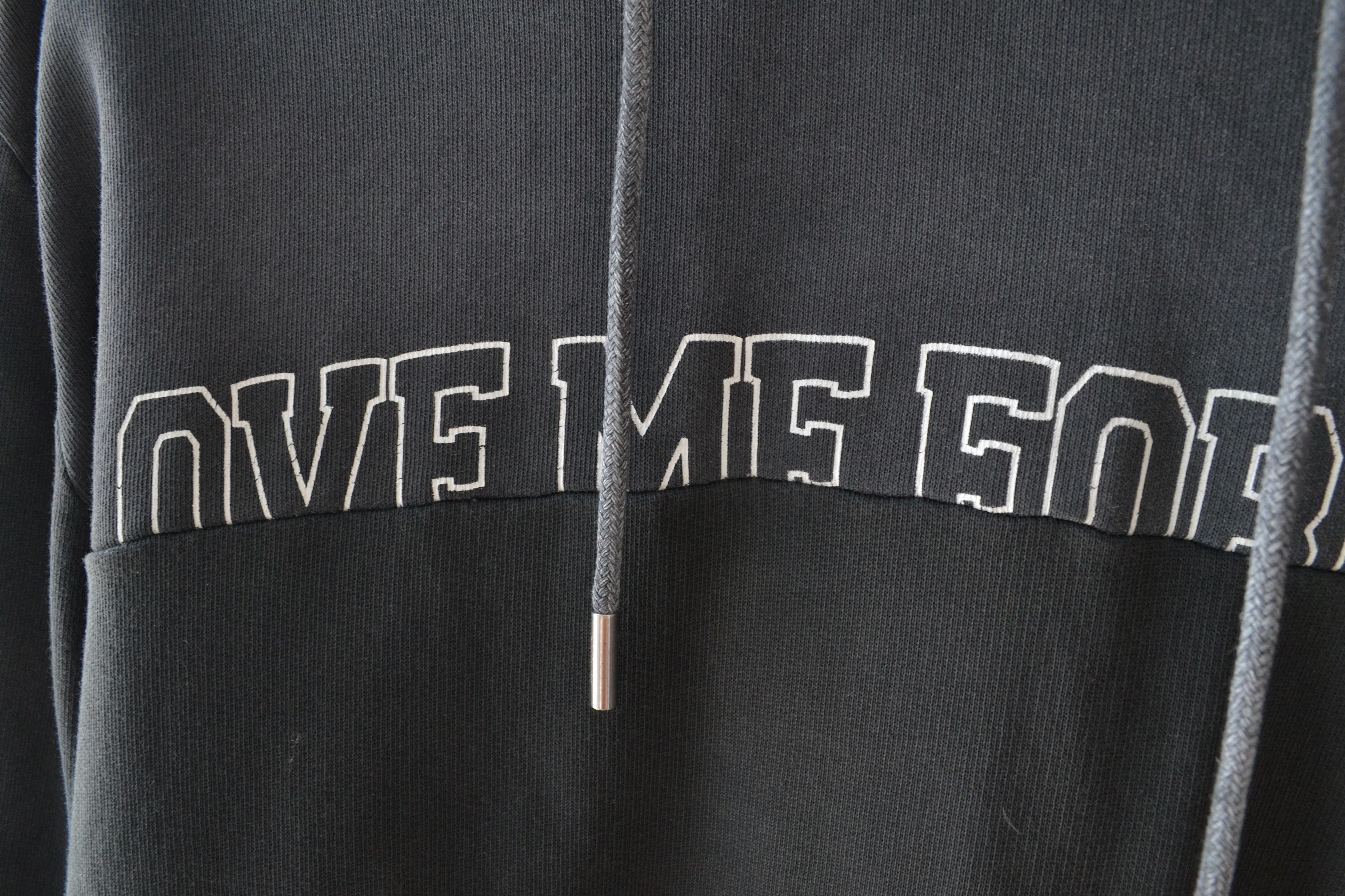 Saint Laurent Paris SAINT LAURENT Hoodie Sweater Print White Oversize Gray Size US M / EU 48-50 / 2 - 10 Thumbnail