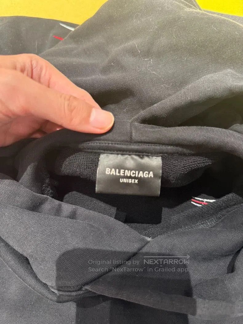 Balenciaga Balenciaga Wave Tape Cover Hoodie. Size US S / EU 44-46 / 1 - 3 Thumbnail