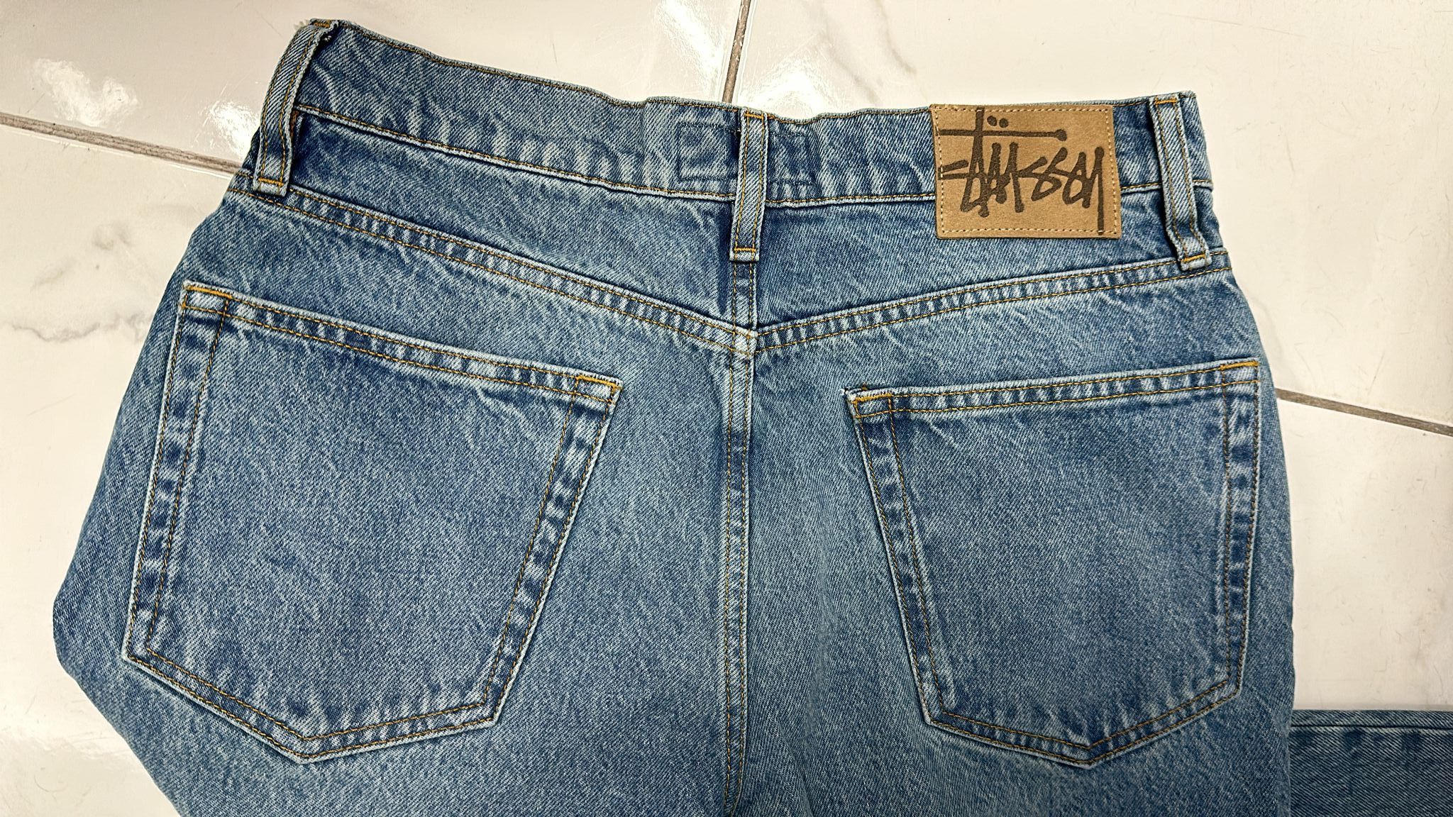 Stussy × Vintage Stussy Big Ol Jean Blue Size 28 Size US 28 / EU 44 - 3 Thumbnail