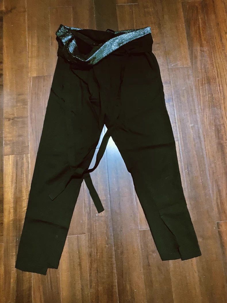 Ann Demeulemeester Ann Demeulemeester Wool Drop-Crotch Pants - dmc Size US 36 / EU 52 - 1 Thumbnail