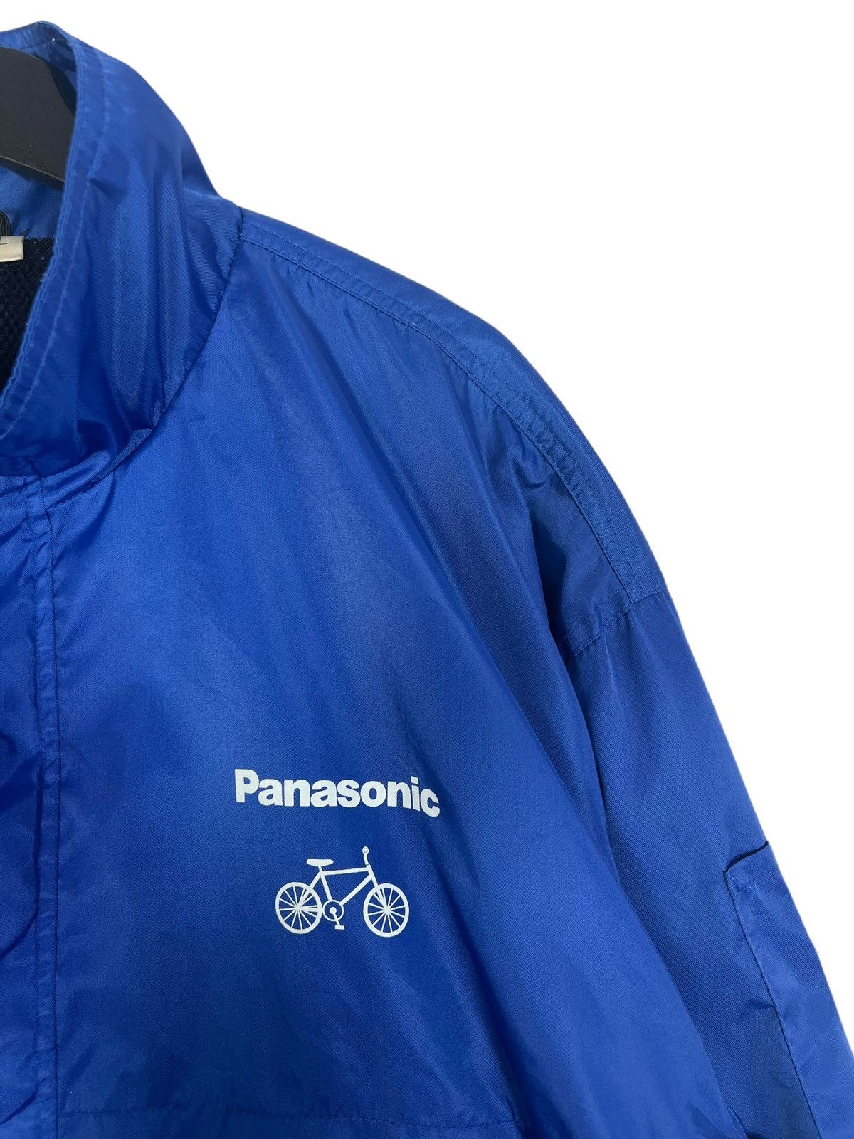 Bicycle × Japanese Brand × Vintage 90s Vintage Panasonic Bicycle Windbreaker Jacket Size US XL / EU 56 / 4 - 5 Thumbnail