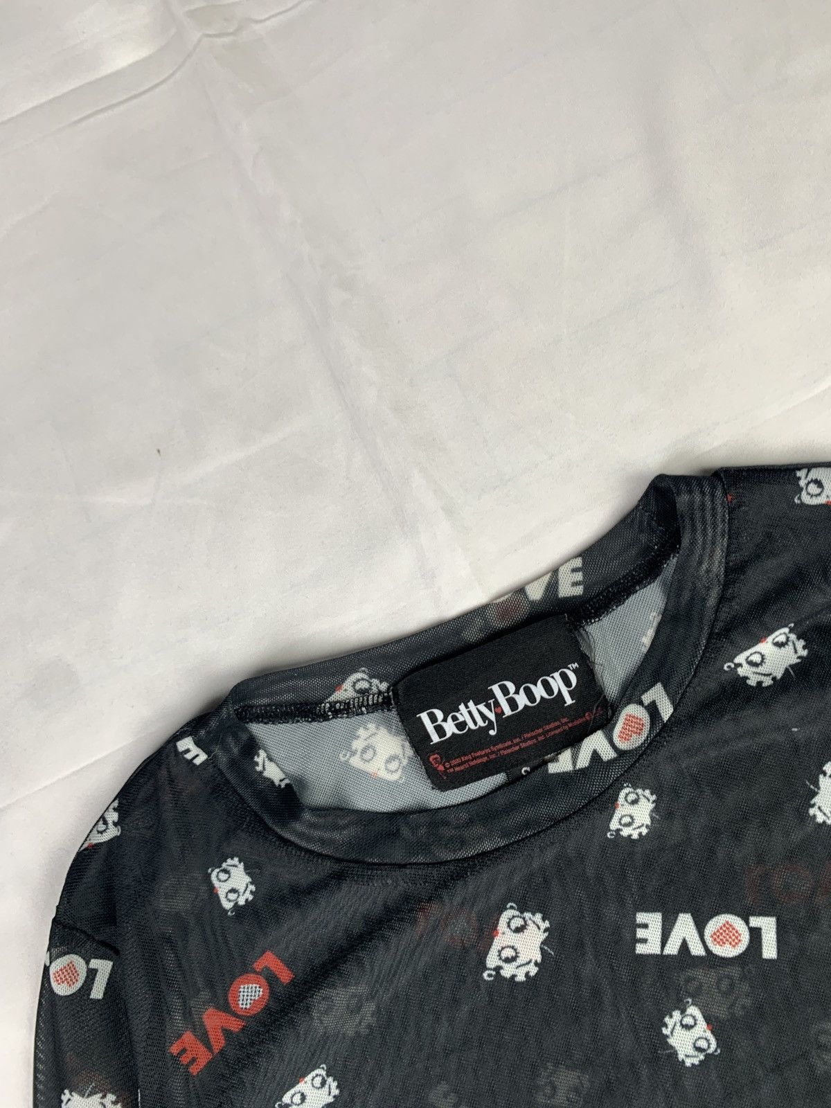 Cartoon Network 2020 Betty Boop Monogram Cute Graphiv Longsleeve Mesh Top Size S / US 4 / IT 40 - 6 Thumbnail