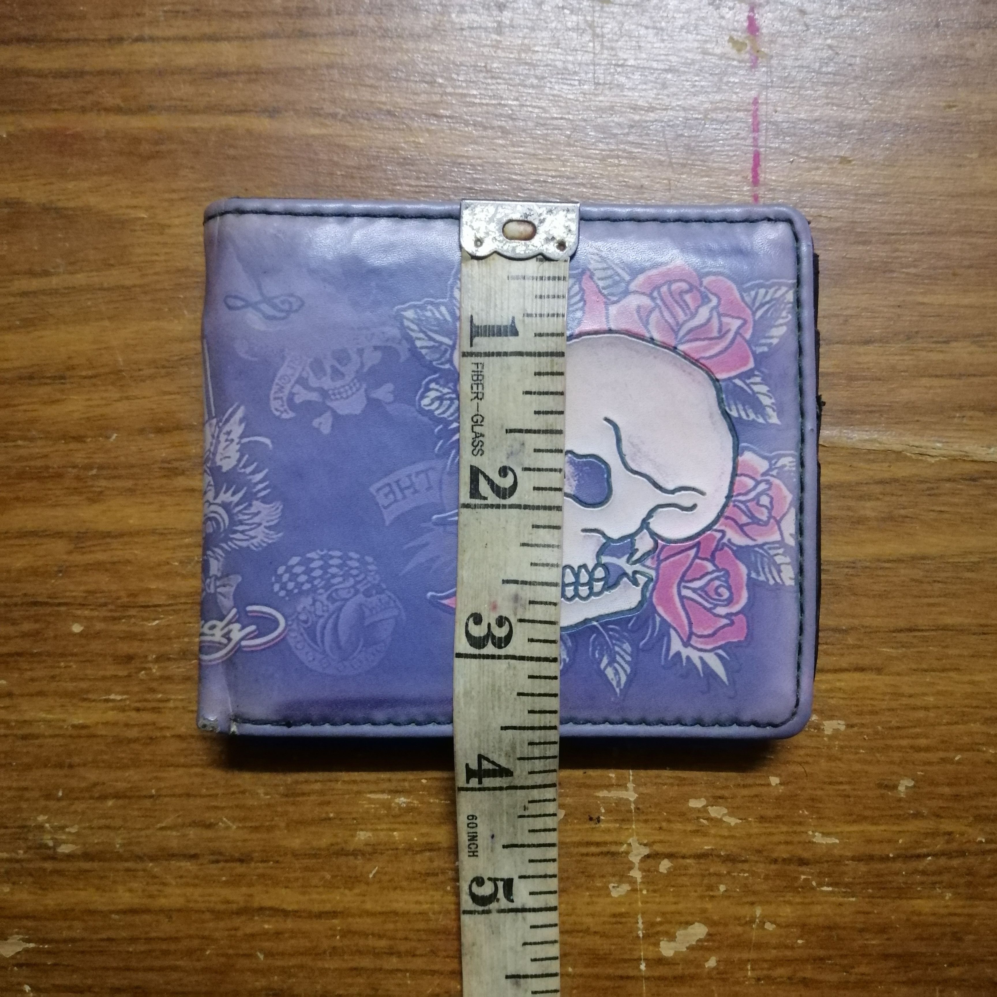 Ed Hardy Vintage Ed Hardy Olive Skull Wallets Size ONE SIZE - 14 Thumbnail