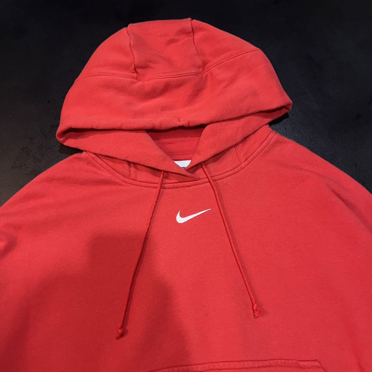 Nike Nike Center Swoosh Boxy Hoodie Womens Red Size XL / US 12-14 / IT 48-50 - 7 Thumbnail