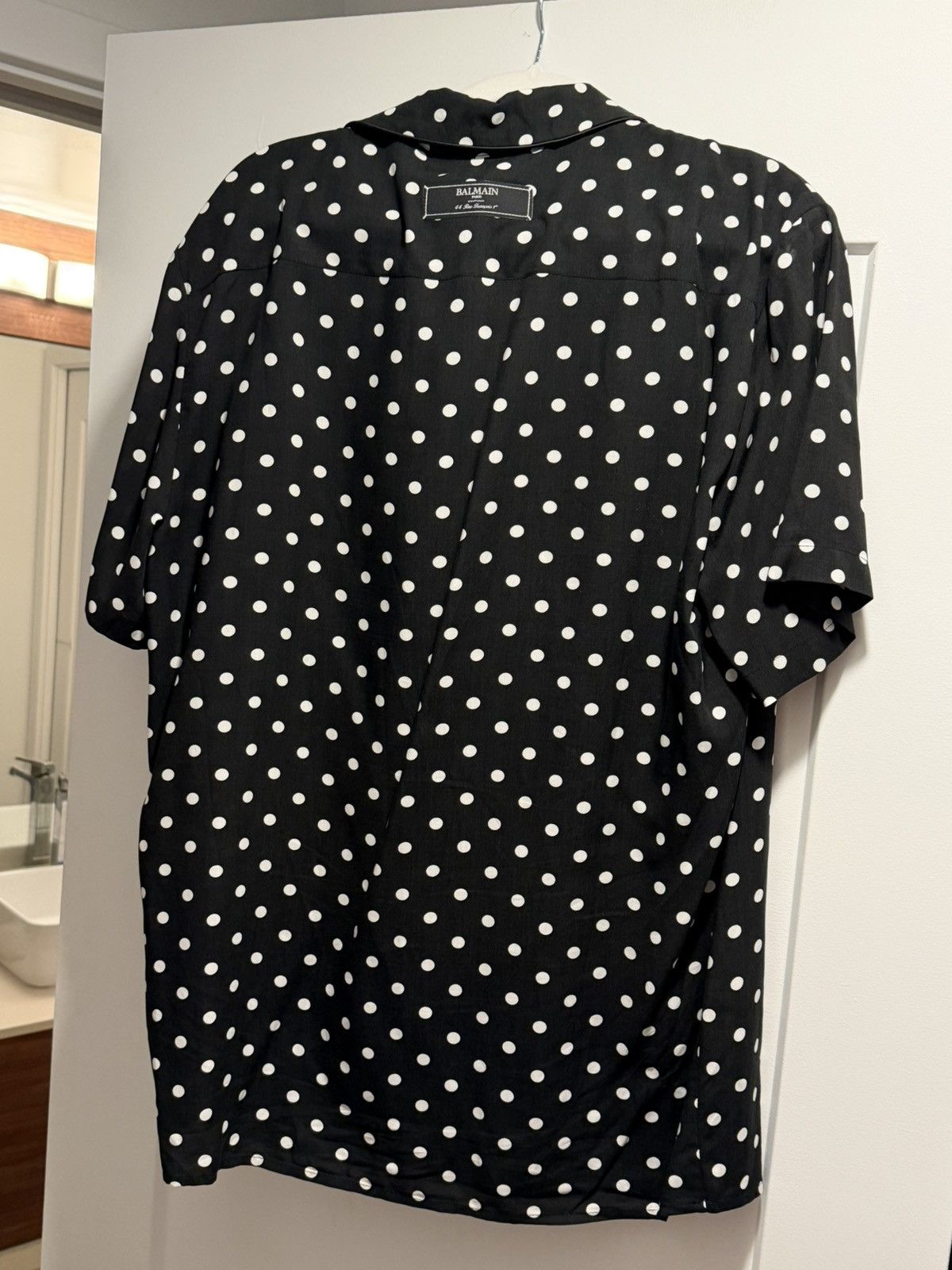 Balmain Polka Dot Button-Down Pajama Shirt Size 50 Size US M / EU 48-50 / 2 - 9 Thumbnail