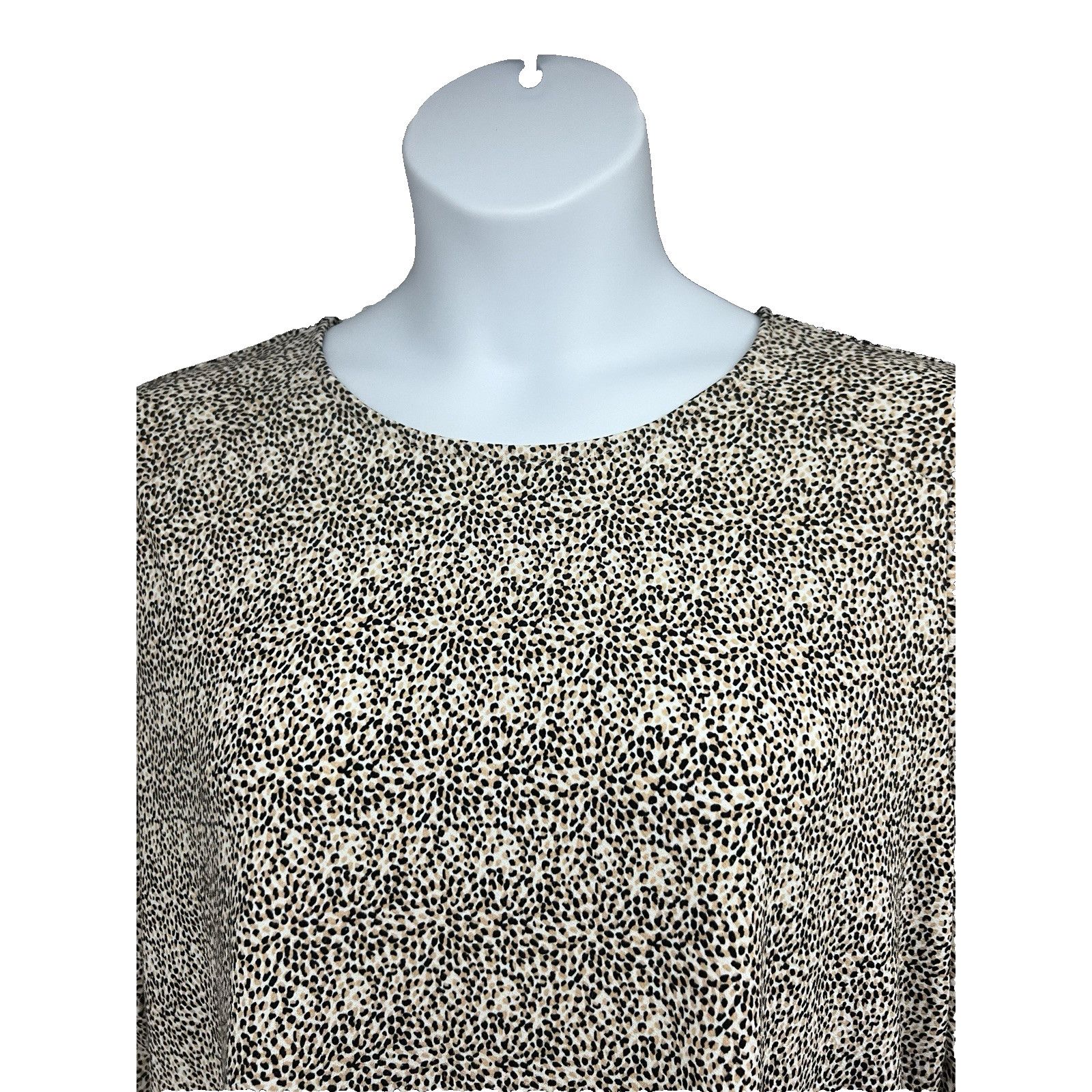Adrianna Papell Adrianna Papell Pullover Blouse Top Shirt XL Animal Print Size XL / US 12-14 / IT 48-50 - 4 Thumbnail