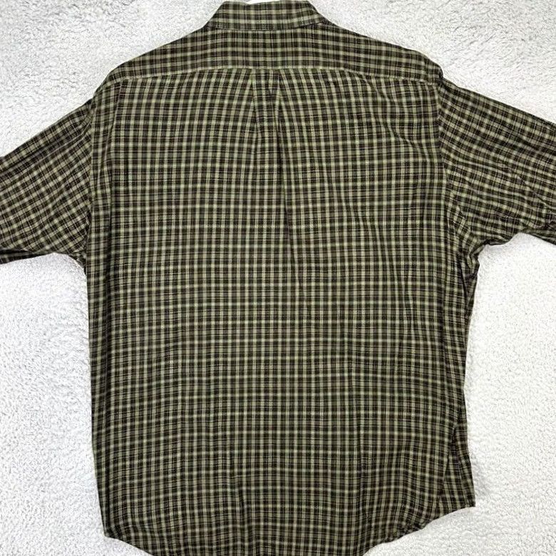 Ralph Lauren Ralph Lauren Shirt Mens Large Green Plaid Classic Fit Button-Down Cotton Pony Size US L / EU 52-54 / 3 - 3 Thumbnail