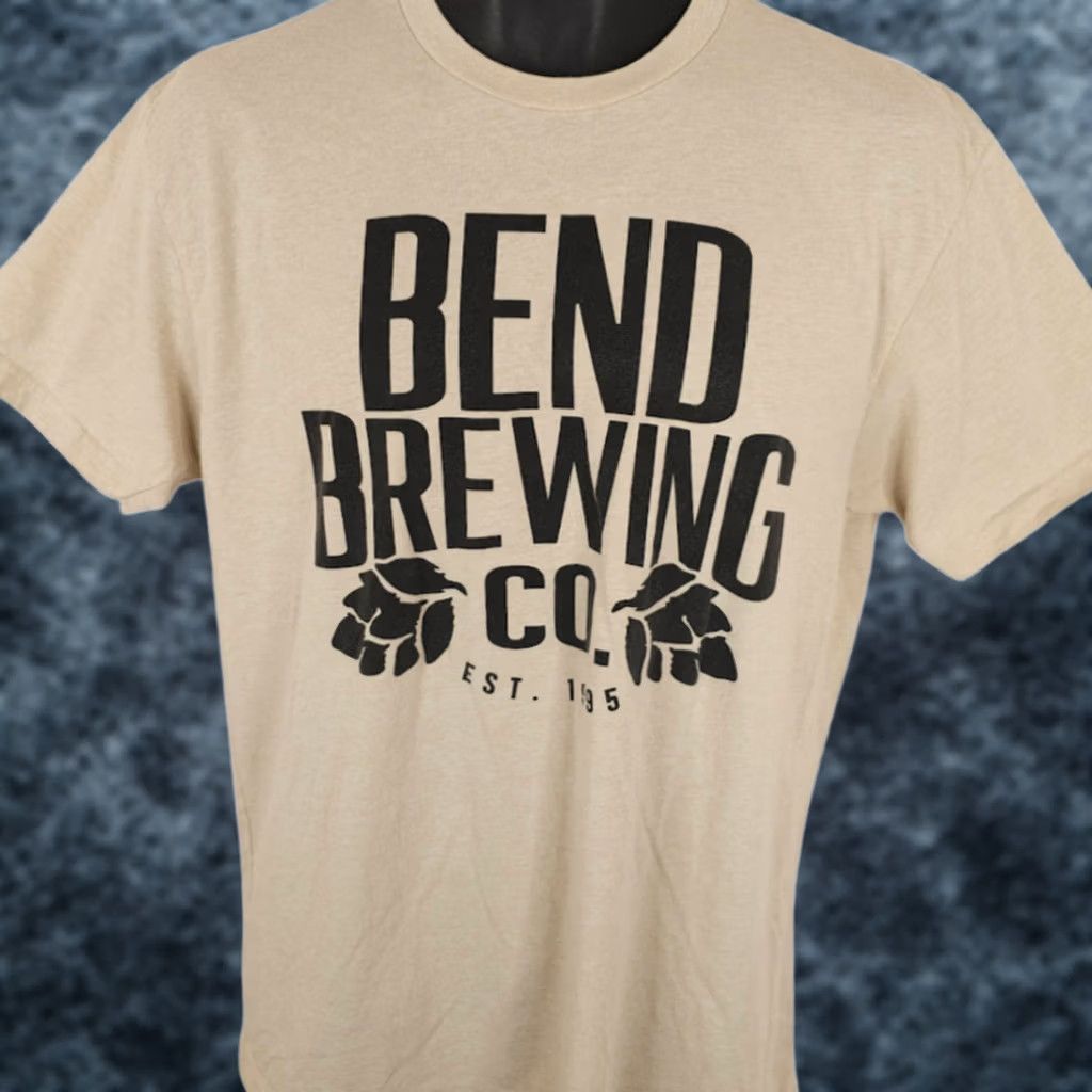 Next Level Bend Brewing Company T Shirt Mens Large Beige Beer Pub Breweriana Oklahoma Size US L / EU 52-54 / 3 - 1 Thumbnail