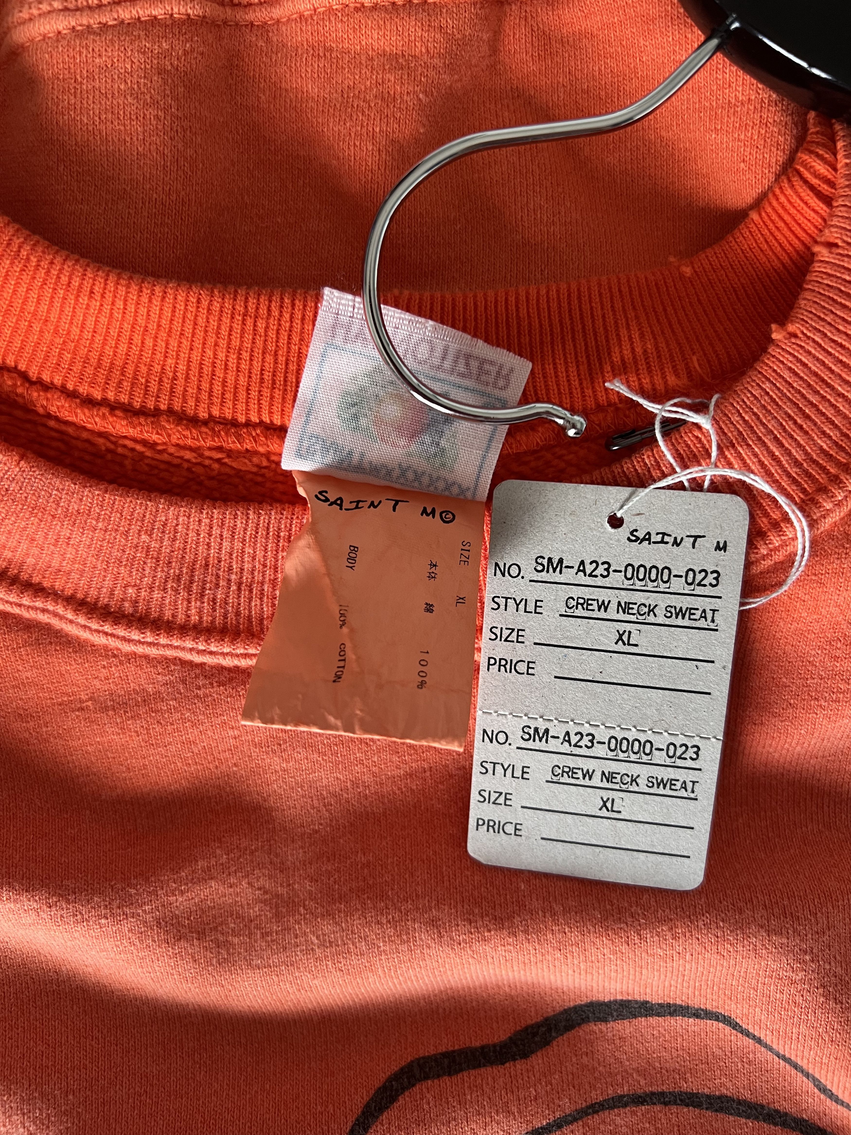 Saint Michael Saint Michael Peanuts Linus Crewneck in Orange Size US XL / EU 56 / 4 - 9 Thumbnail