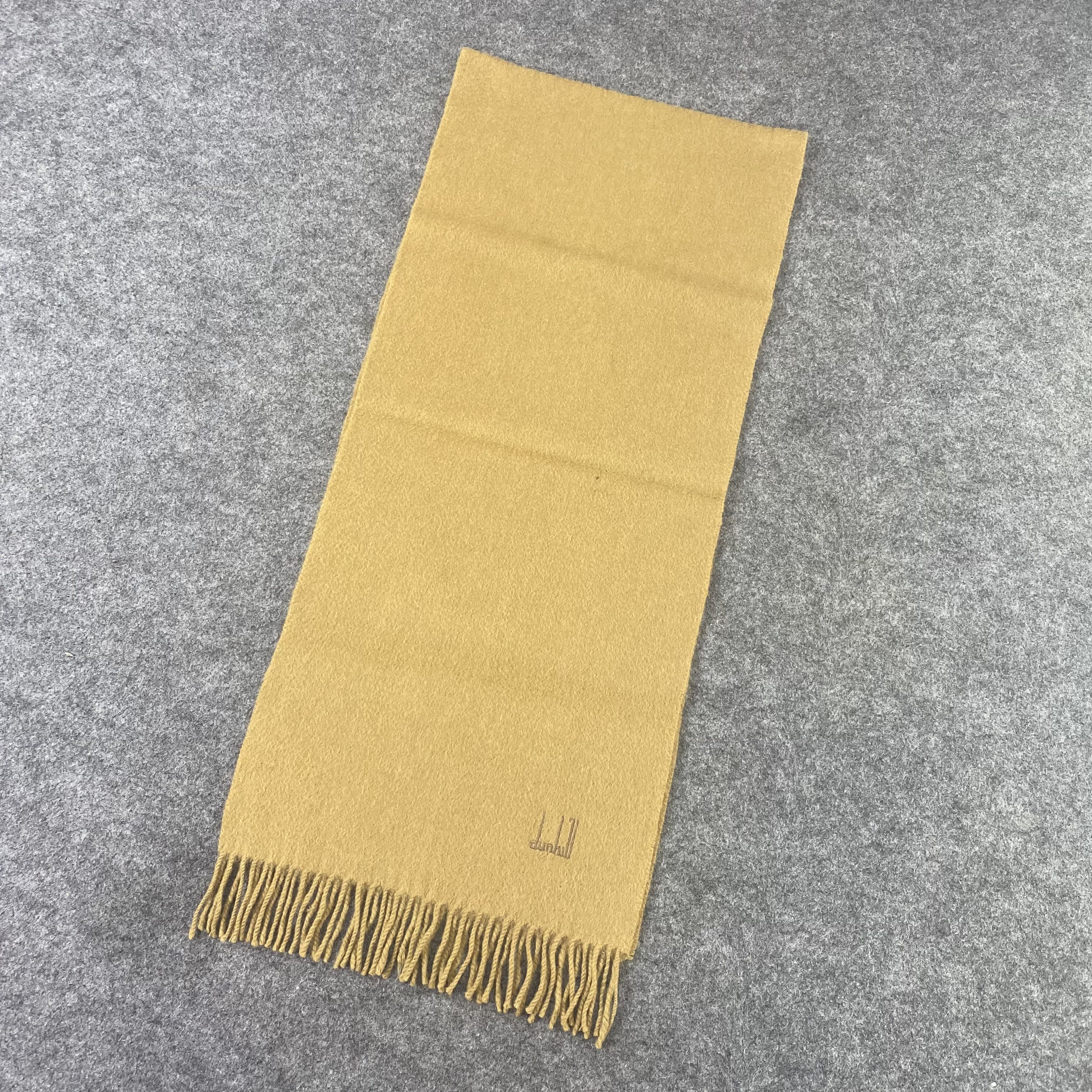Alfred Dunhill Dunhill 100% Cashmere Scarf / Muffler / Neckwear -T1137 Size ONE SIZE - 2 Thumbnail