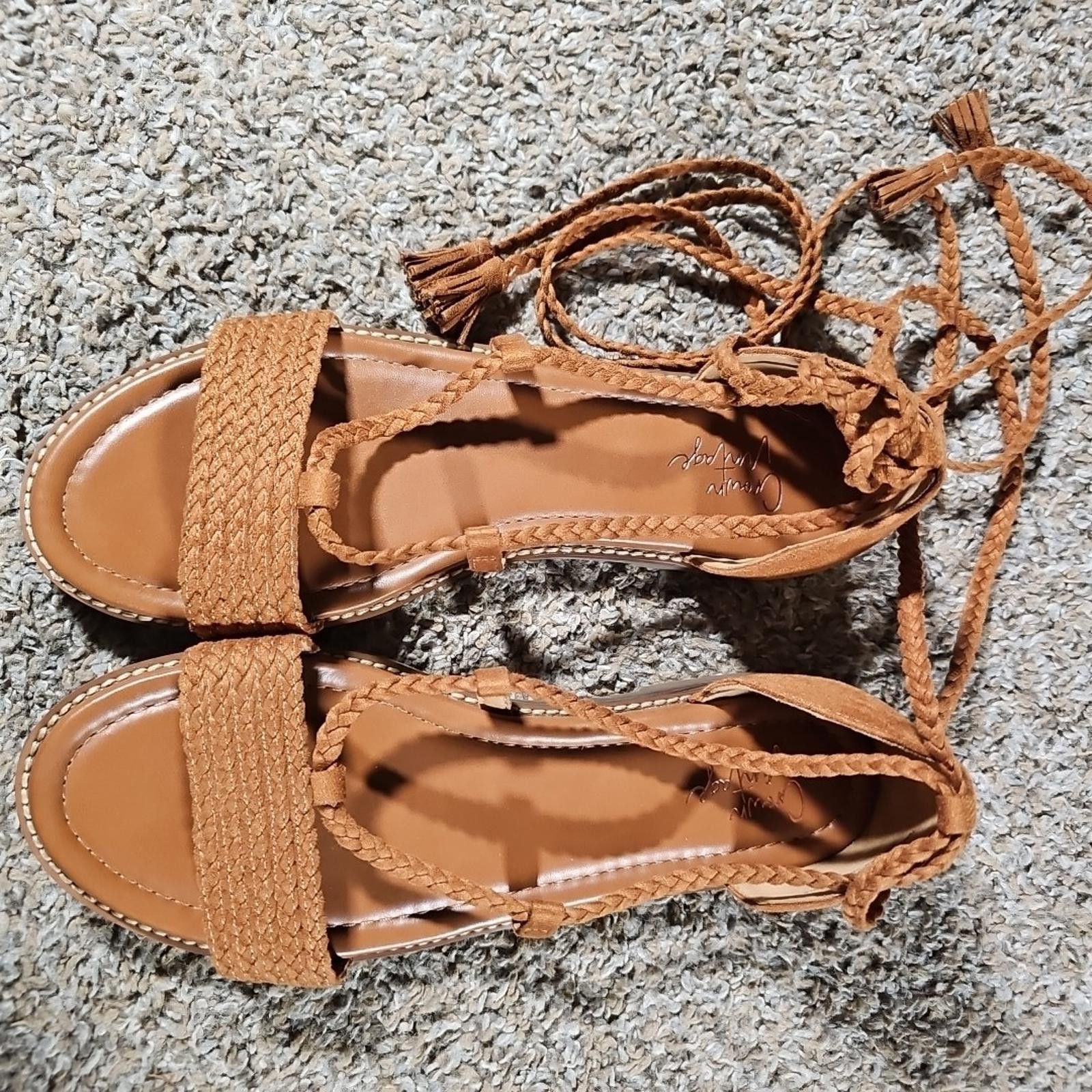 Other Crown Vintage Preslen 8.5US 39 Gladiator Rope Strap Sandals Size US 8.5 / IT 38.5 - 4 Thumbnail