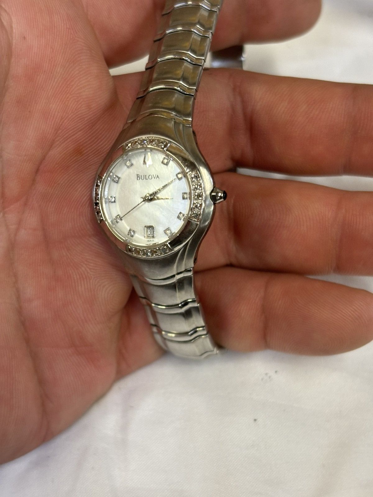 Bulova Bulova Maestro Diamond C899133 Silver Tone Women’s Watch Size ONE SIZE - 2 Thumbnail