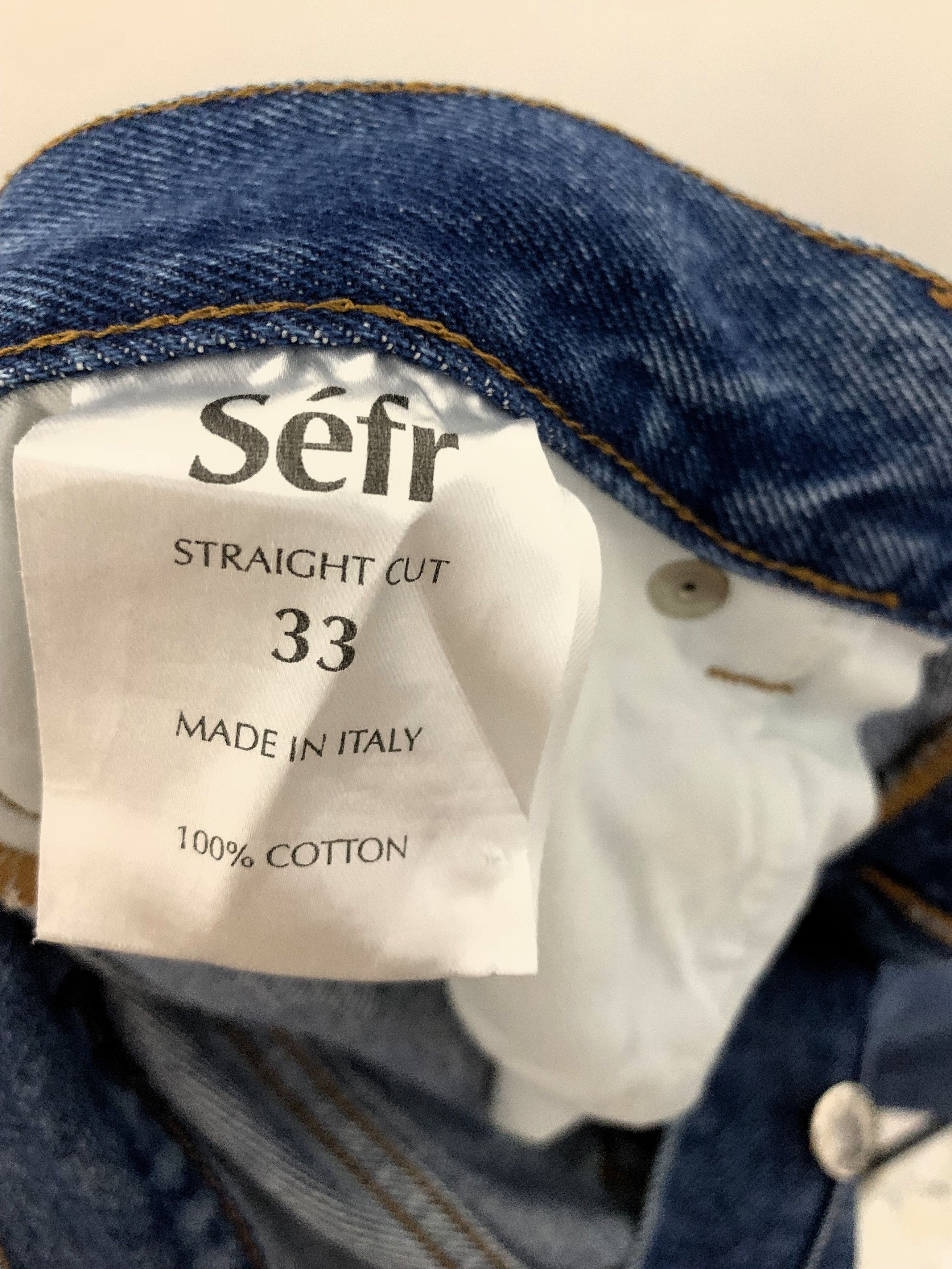 Sefr Straight Cut Jeans Size US 33 - 6 Thumbnail