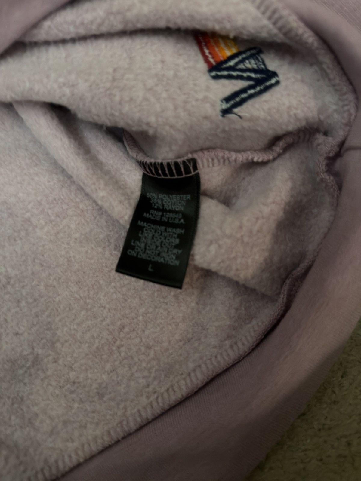 Aviator Nation Aviator Nation Mauve Rainbow sweatshirt Large Size L / US 10 / IT 46 - 5 Thumbnail