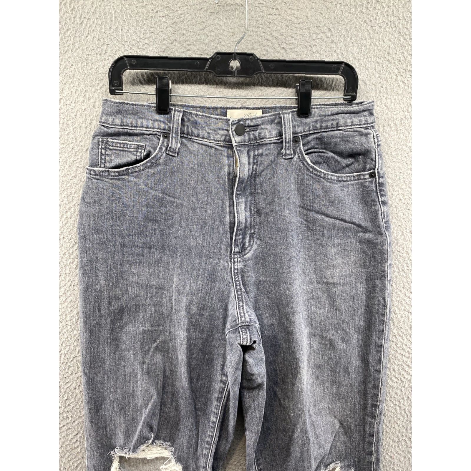 Vintage VINTAGE Universal Thread Goods Co. Distressed Women’s Straight Jeans Size 10 gray 90s Womens Size 32" / US 10 / IT 46 - 3 Thumbnail