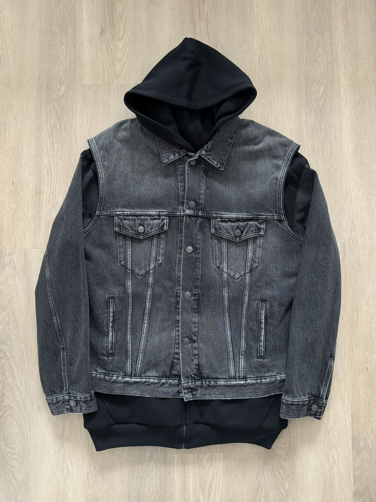 Balenciaga Spring 19 Twinset Denim Jacket | Grailed